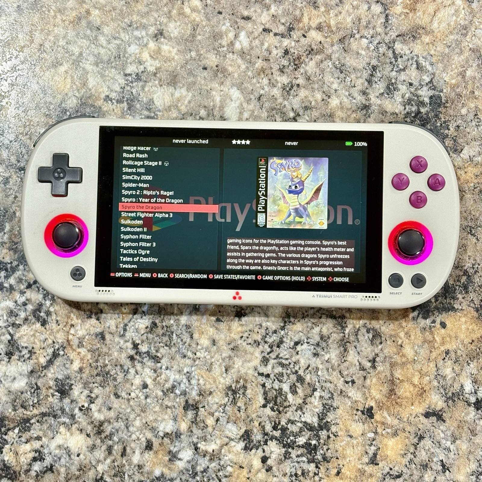 Trimui Smart Pro, Retro Gaming Handheld, New 64GB Card, Loaded Ready To Play