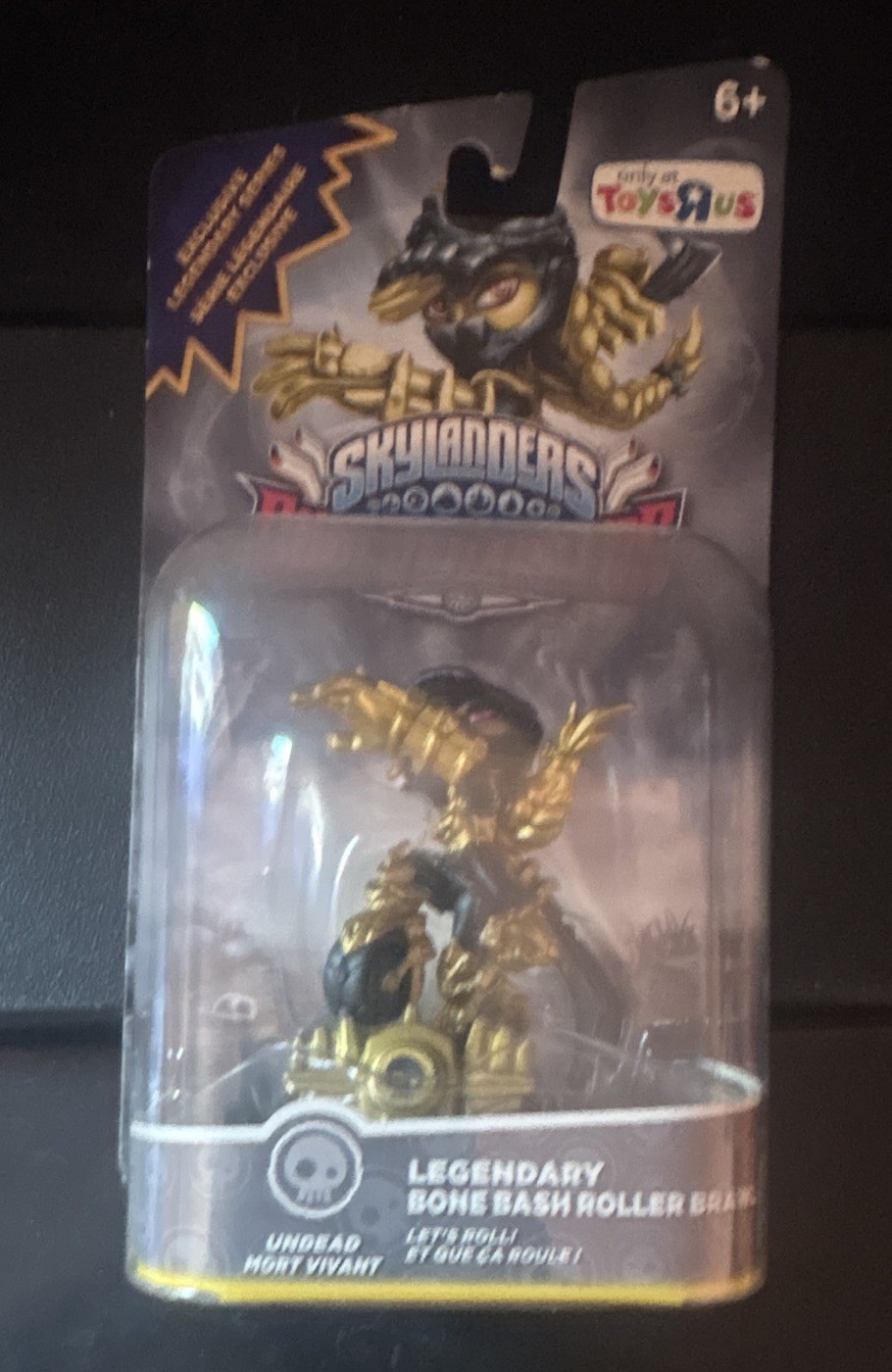 Skylanders SuperChargers Legendary Bone Bash Roller Brawl Figure 2015 NIB