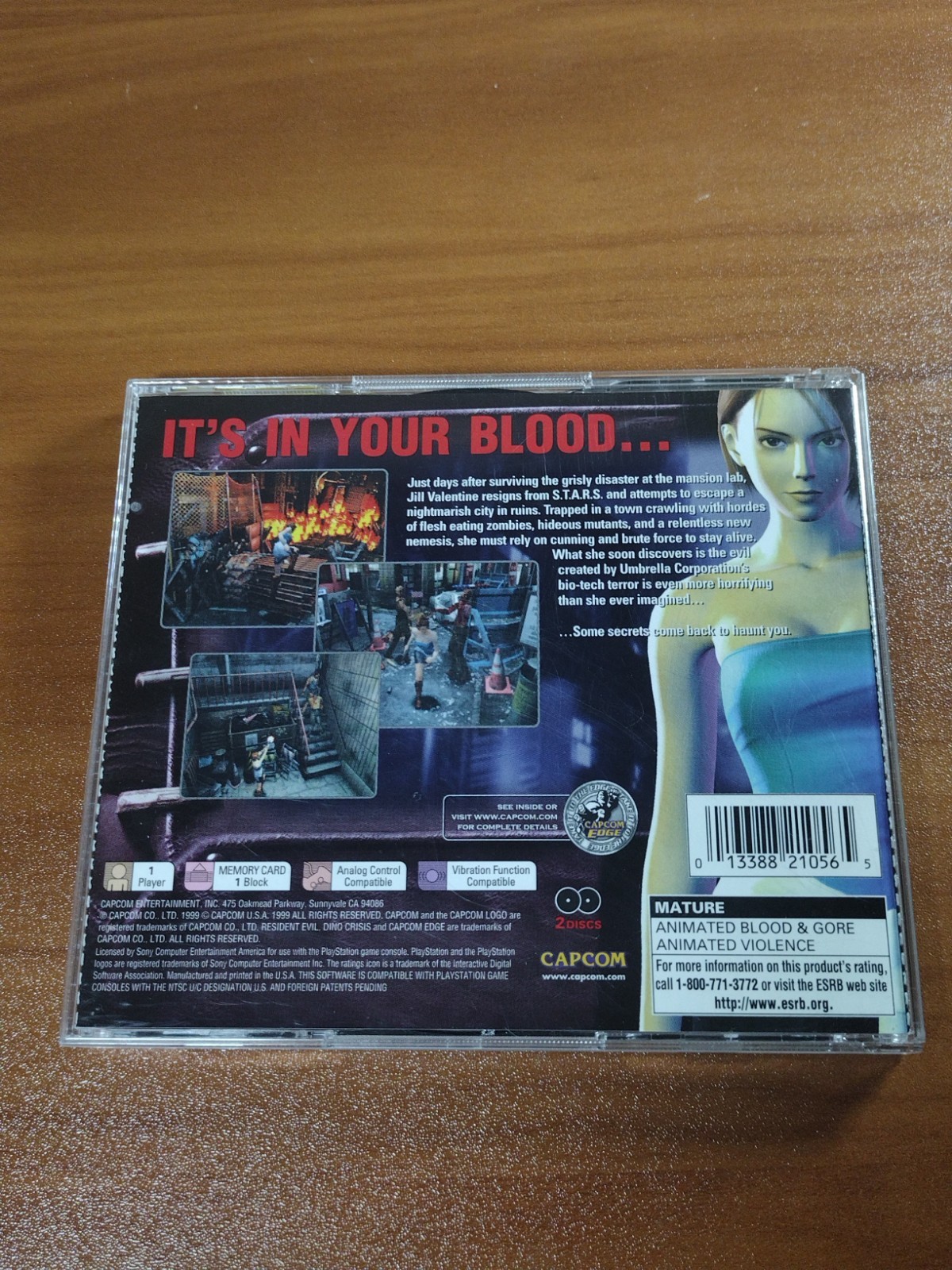 Resident Evil 3: Nemesis CiB w/ Dino Crisis Demo, Manual & RegCard VGC -TESTED-
