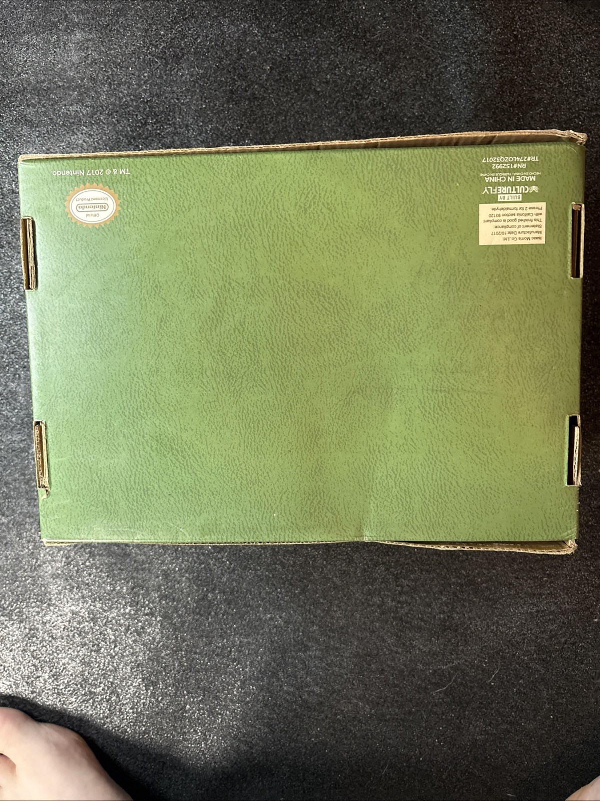 Culture Fly Legend Of Zelda Nintendo Collector Box **Empty