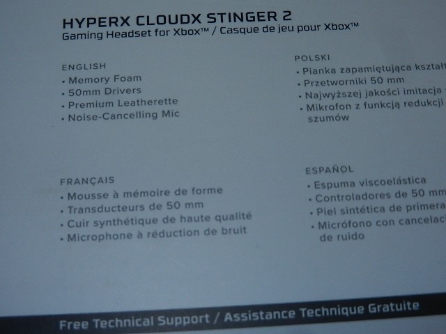 new no warranty HyperX CloudX Stinger 2 Wired Gaming Headset Xbox one x s sting
