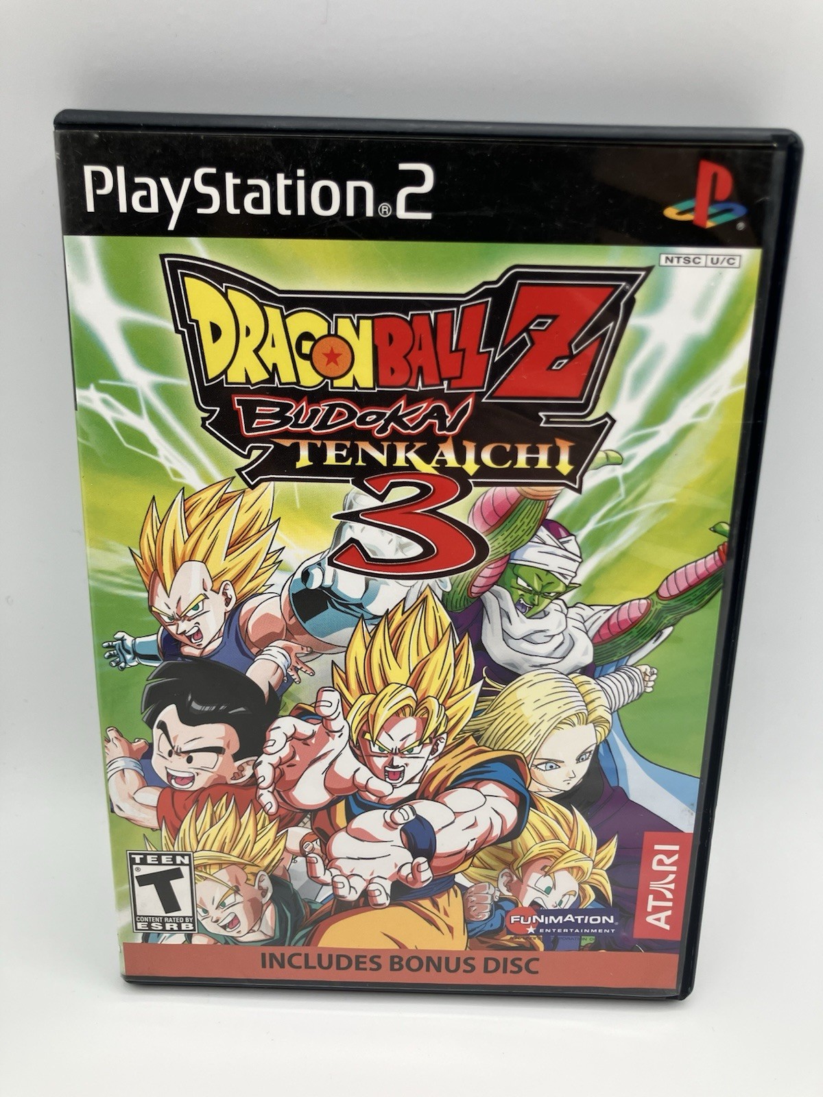 Dragon Ball Z: Budokai Tenkaichi 3 (PS2, 2007) Case & Manual Only **NO GAME**