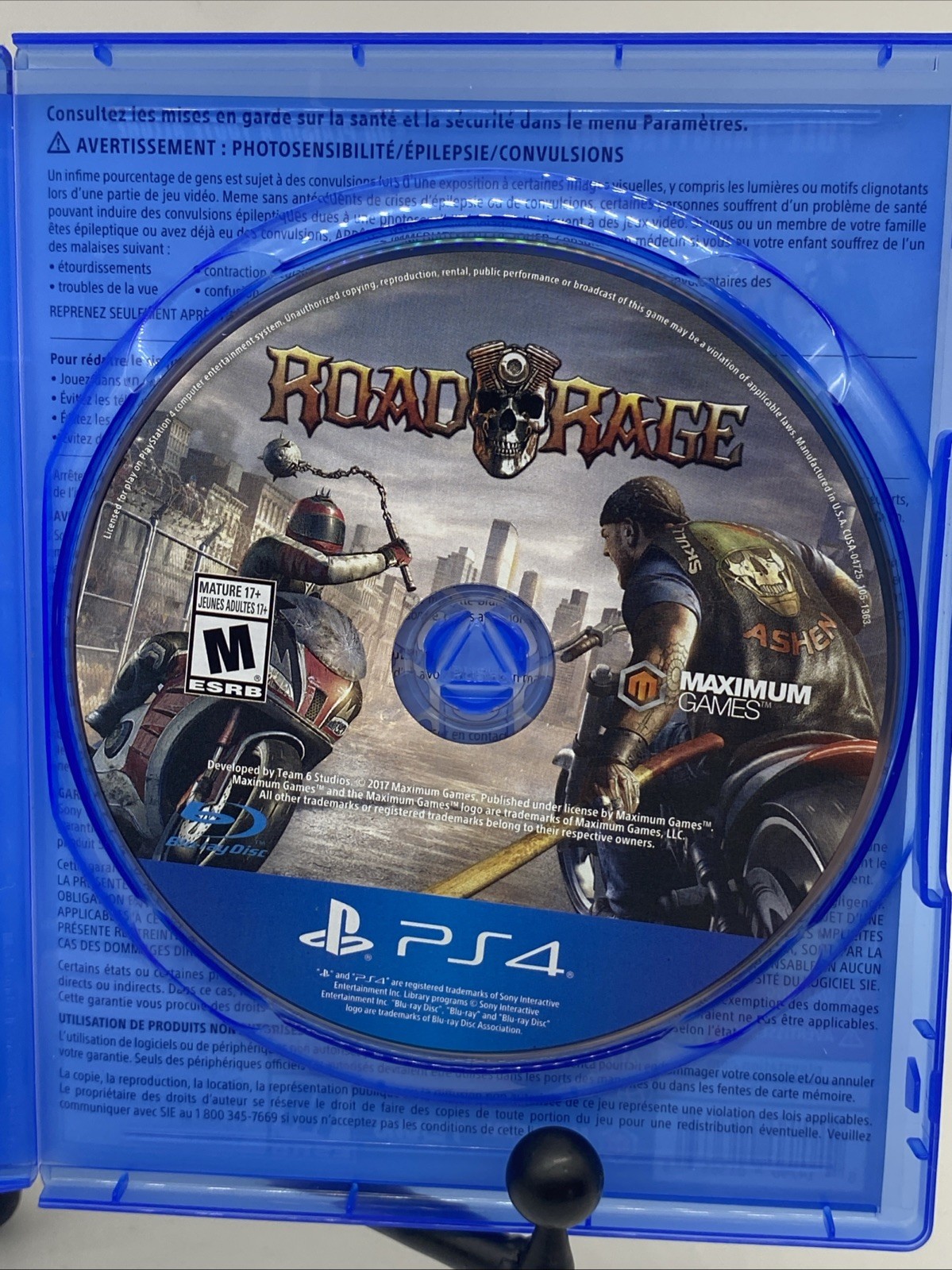 Road Rage (Sony PlayStation 4, 2016) Tested