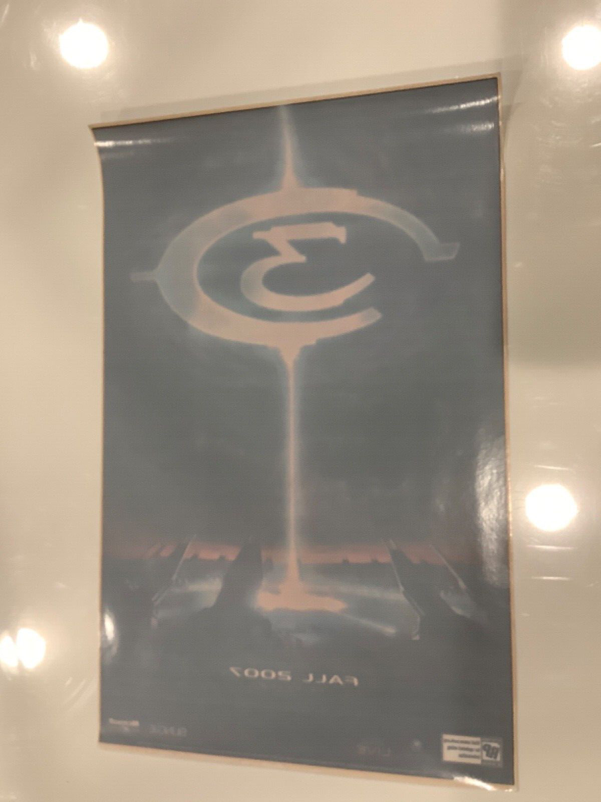 Halo 3 rare Store glass window Promo Poster Xbox New Mint Condition Master Chief