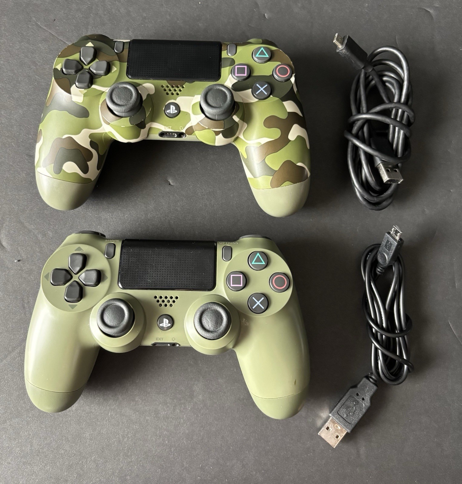 PS4 Slim Call of Duty WWII LE 1TB Green Camo Camouflage Tested with Games