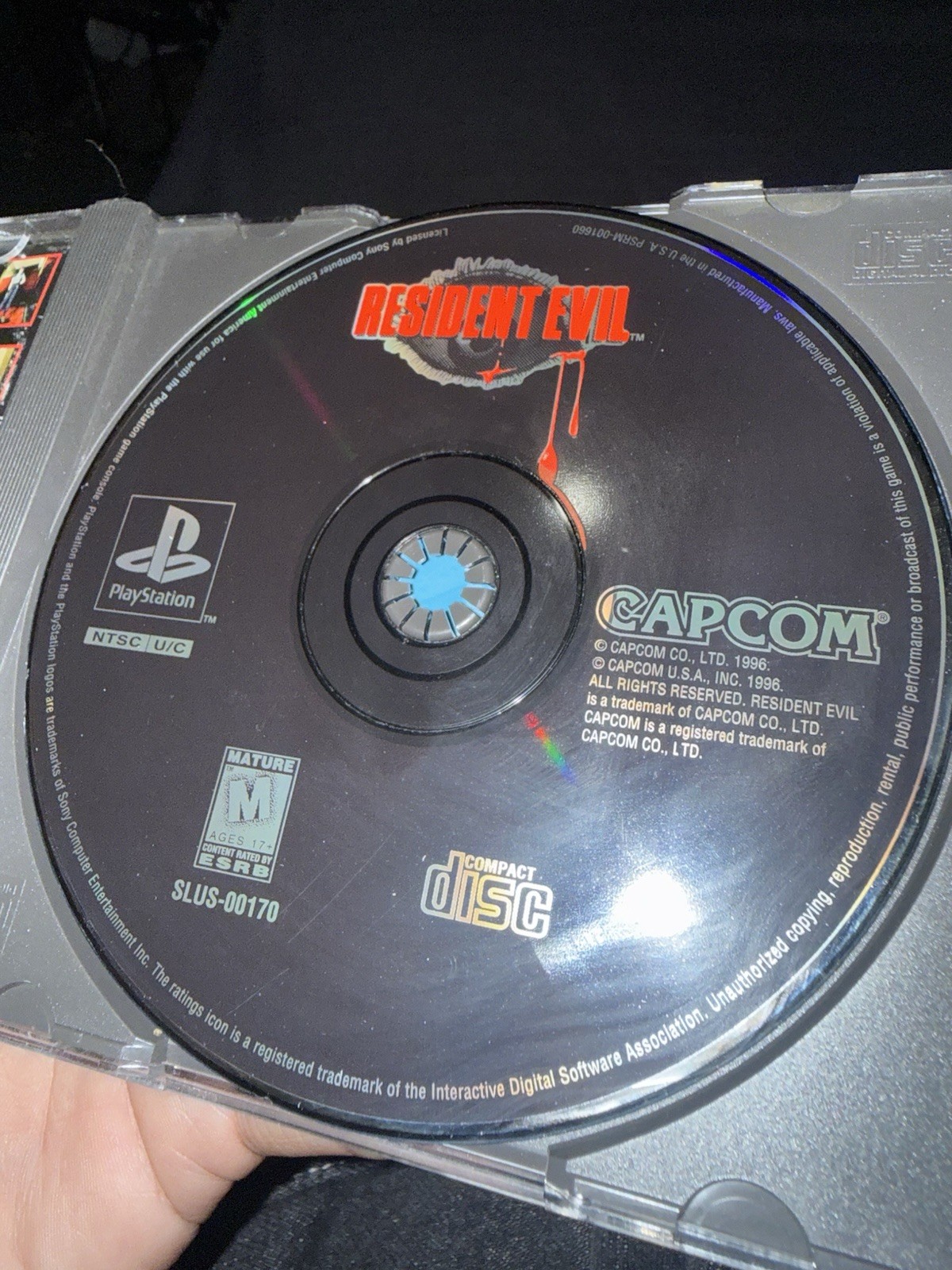 Resident Evil PlayStation 1 Game & Manual W/Registration Only – Tested!