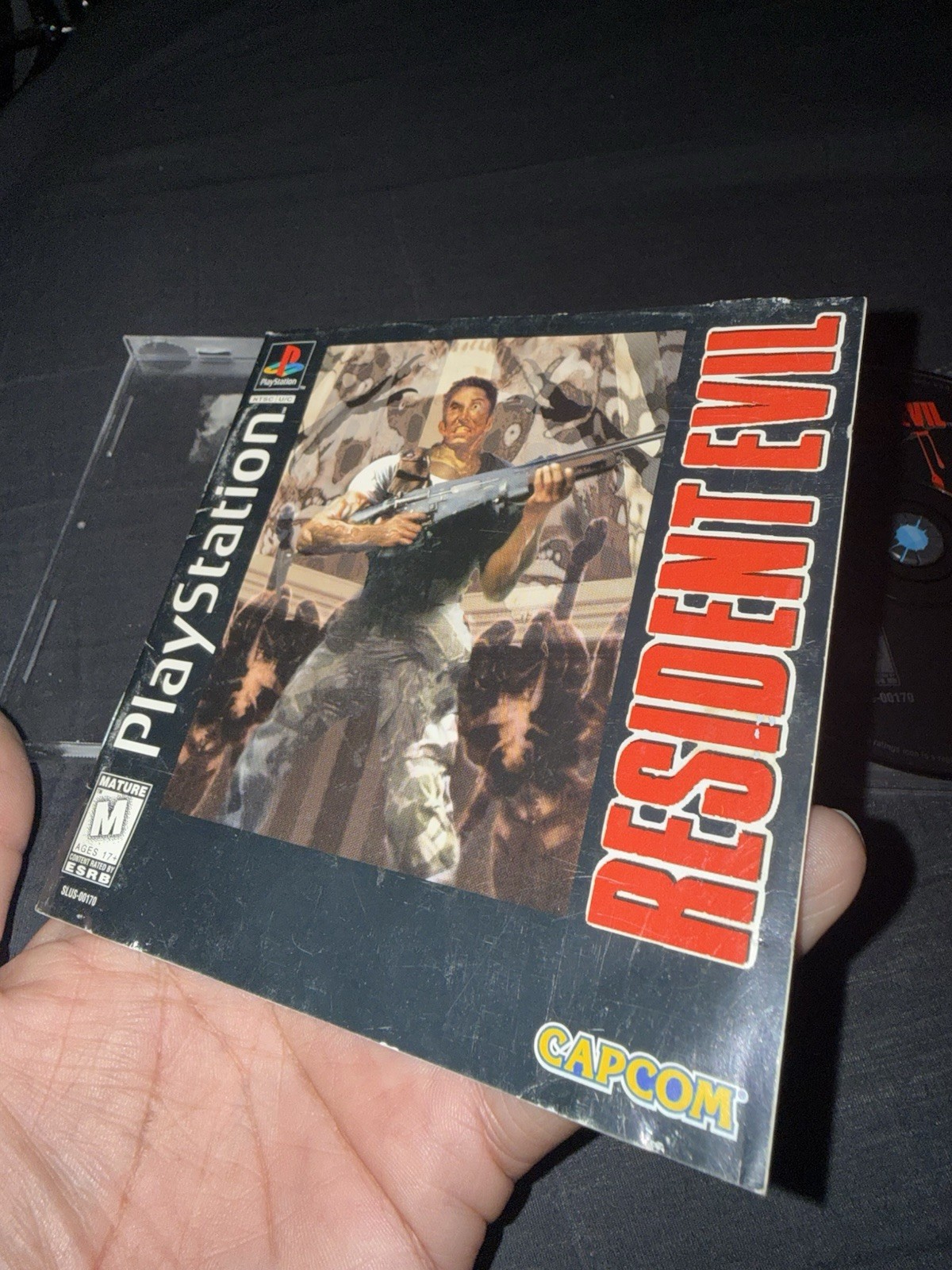 Resident Evil PlayStation 1 Game & Manual W/Registration Only – Tested!