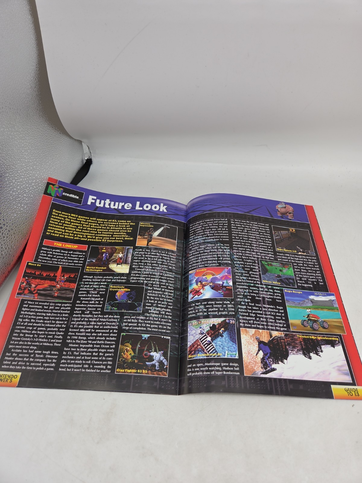 Nintendo Power Guide To E3 1997 Promotion Retail Game Catalog / Booklet