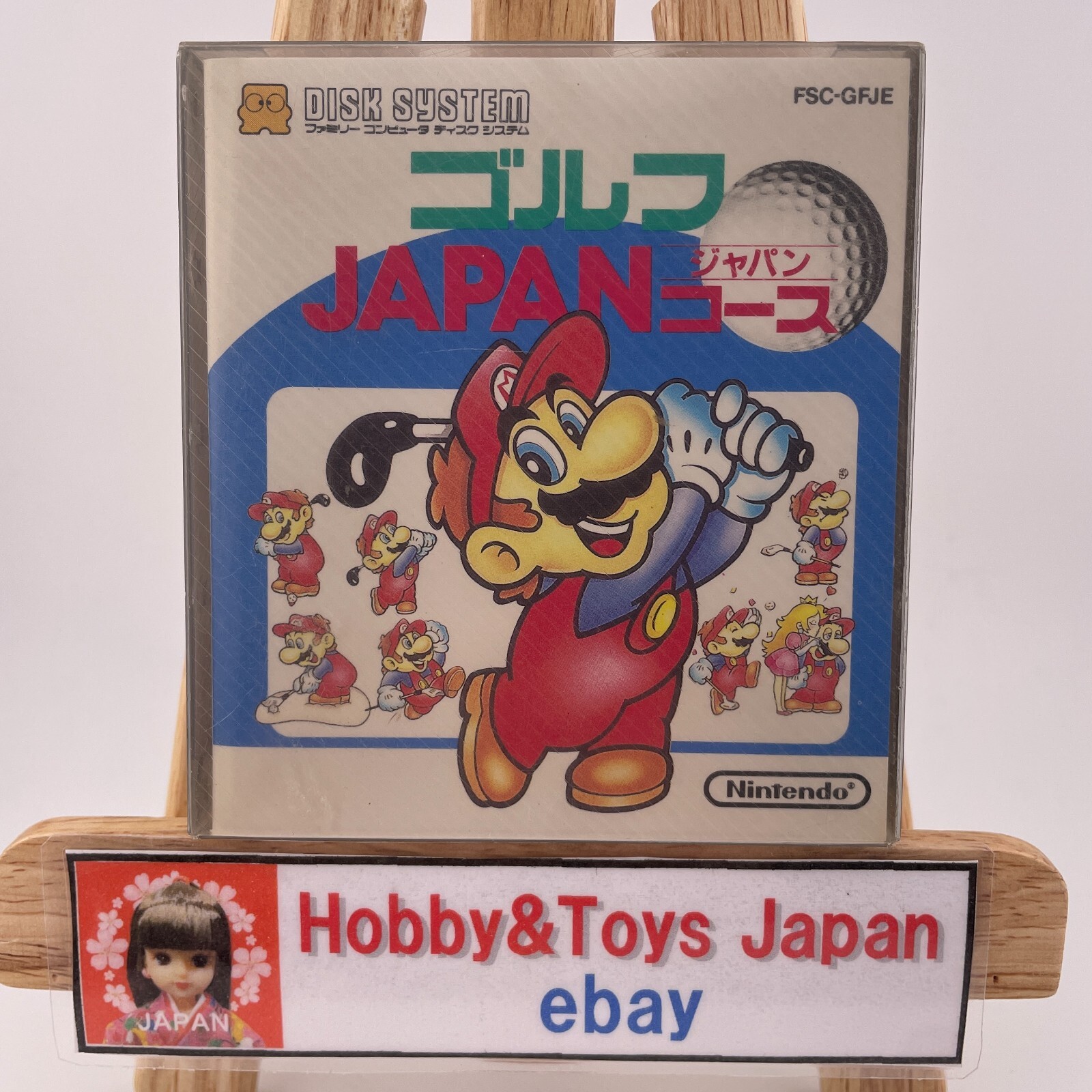 Nintendo Famicom Disk System MARIO Golf JAPAN COURSE New Sealed Unopened JP