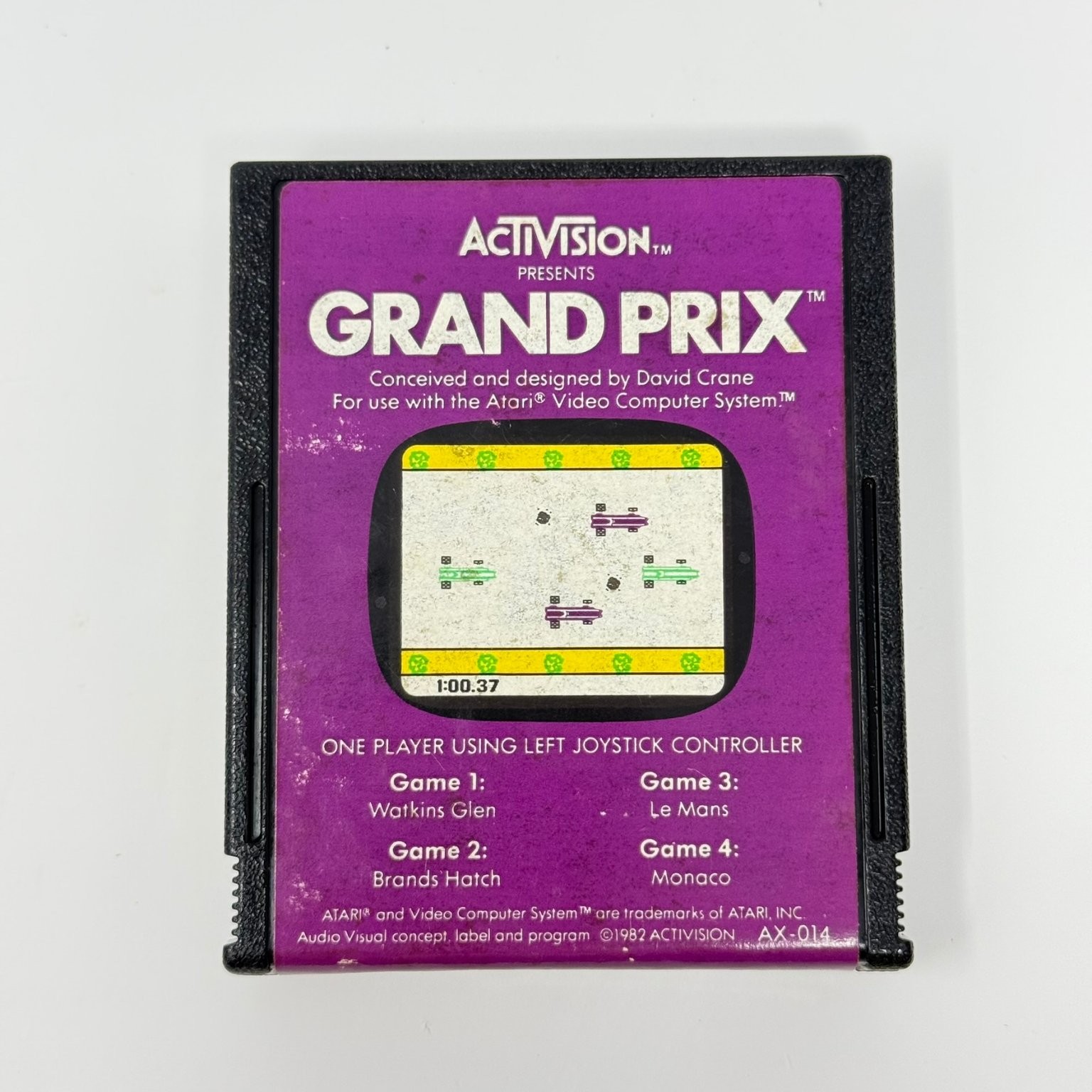 GRAND PRIX Atari 2600 Video Game Racing Classic Retro Activision