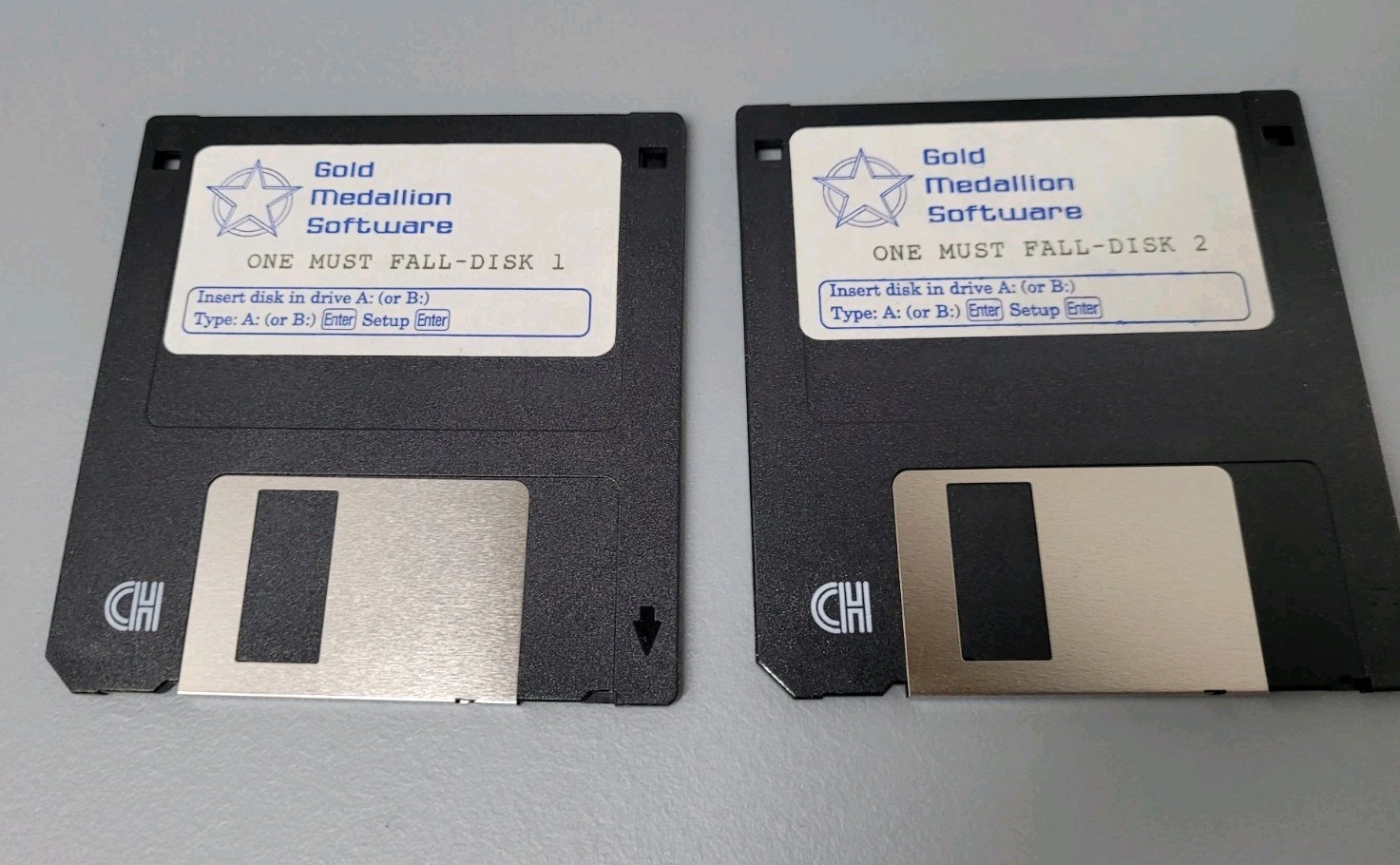 ONE MUST FALL 2097 PC 3 1/2″ DISK Floppy Great Condition 1994 Vintage Software