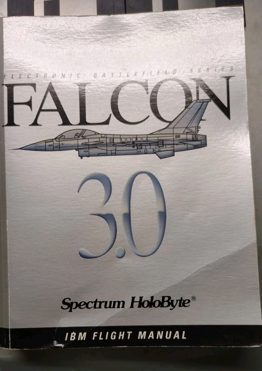 Falcon 3.0 Electronic Battlefield Series Complete Box Set 1991 Flight Simulator