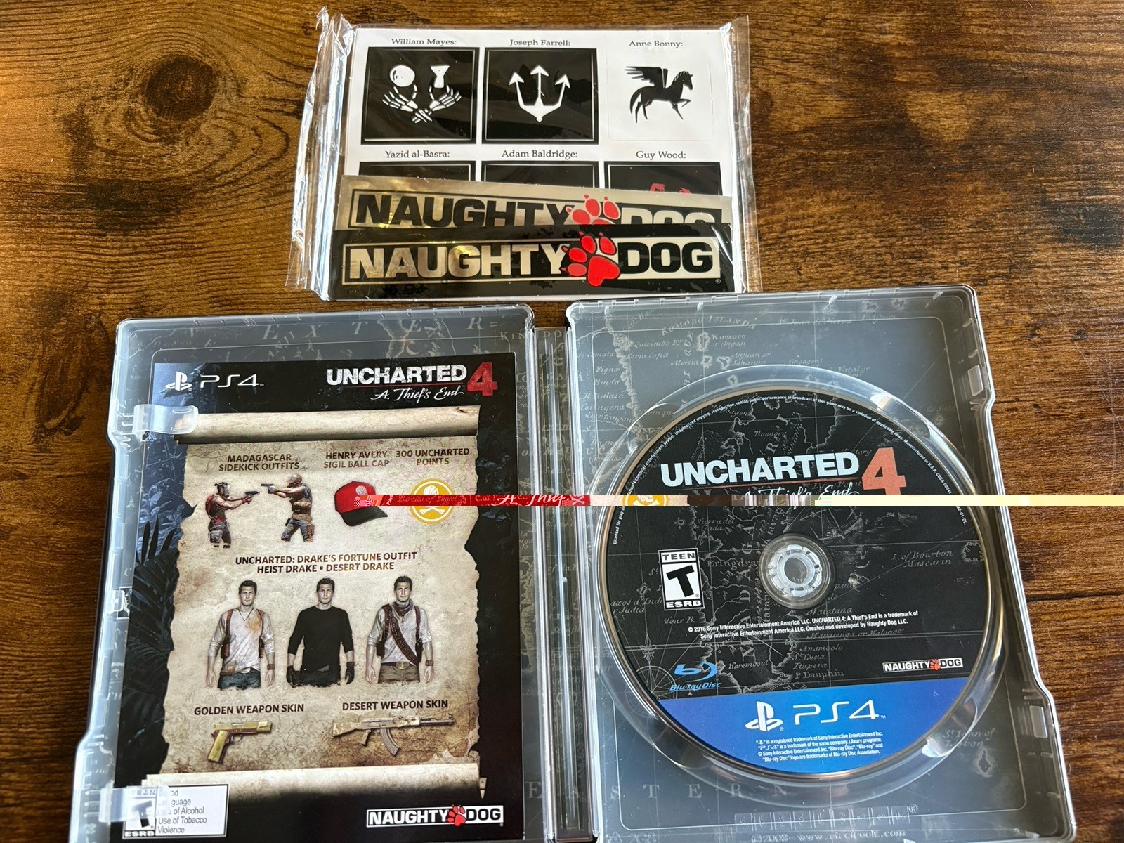 Uncharted 4 A Thief’s End Special Limited Edition Steelbook W Artbook & Stickers