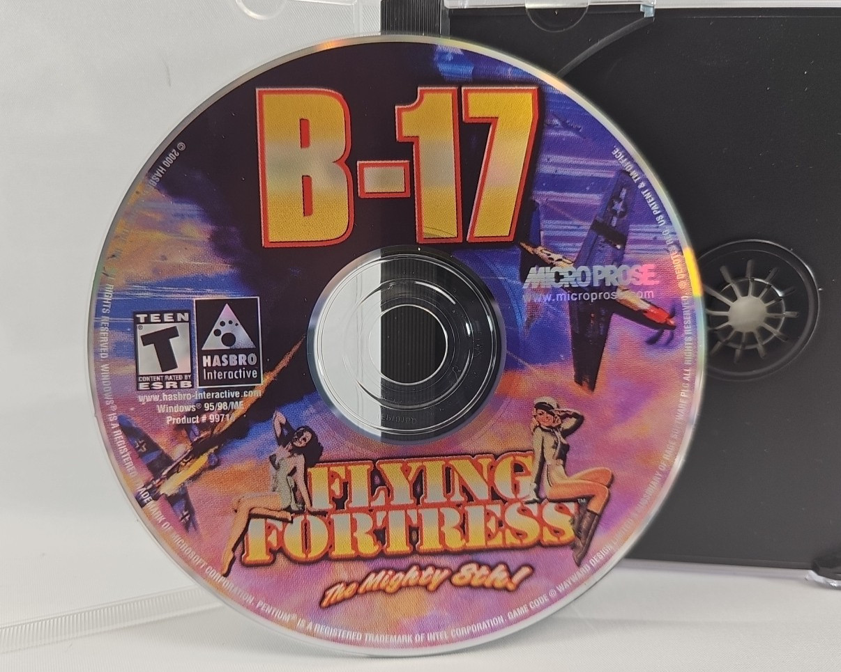 Hasbro B-17 Flying Fortress the Mighty 8th! MicroProse Windows 95/98/ME 2000