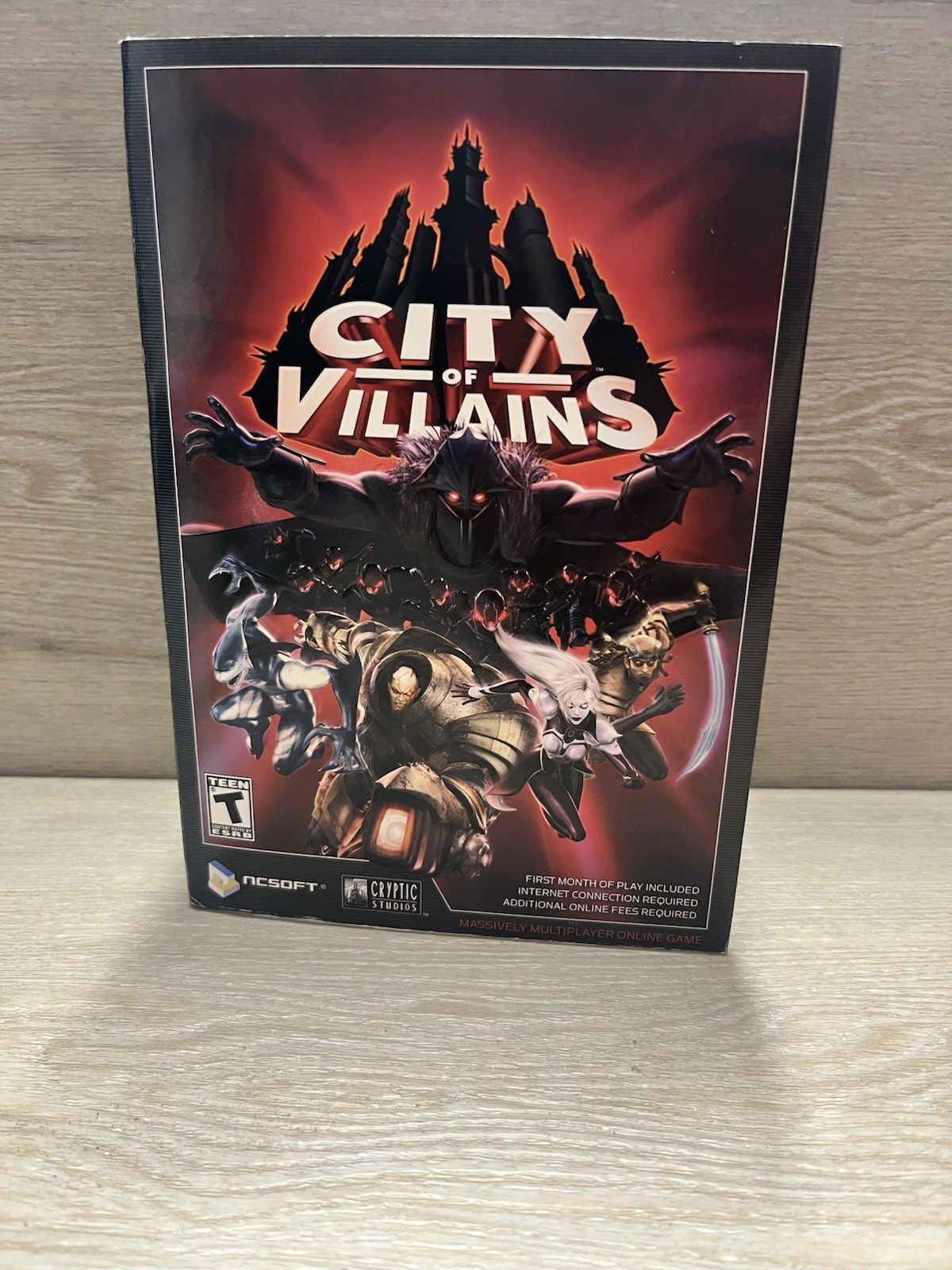 City of Villains NCsoft PC Collector’s Edition Manual Figurine Card Inserts