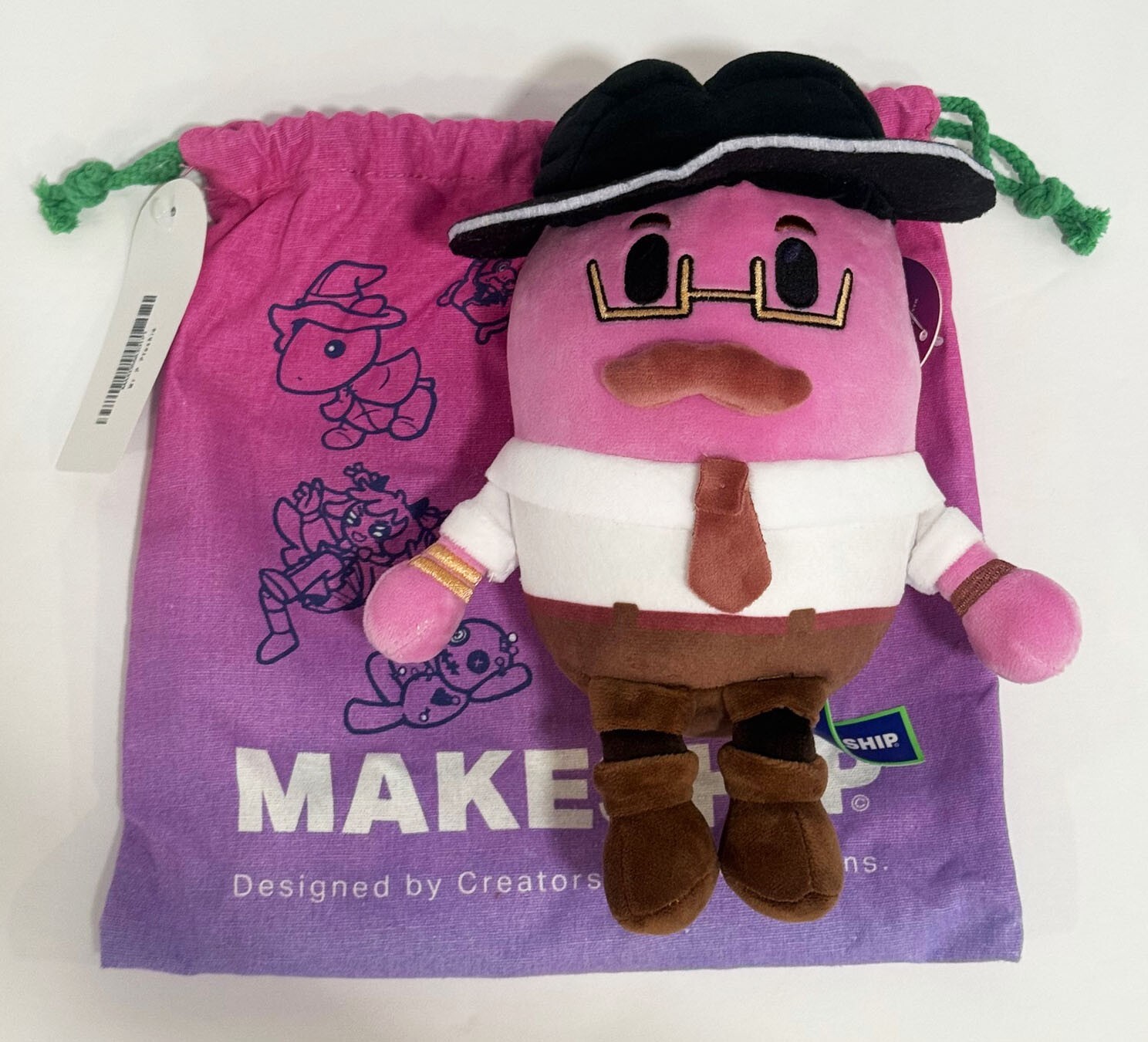 Official Makeship Piggy Mr. P Plush Team i2R Rare – Only 3,846 Made – New w/Tags