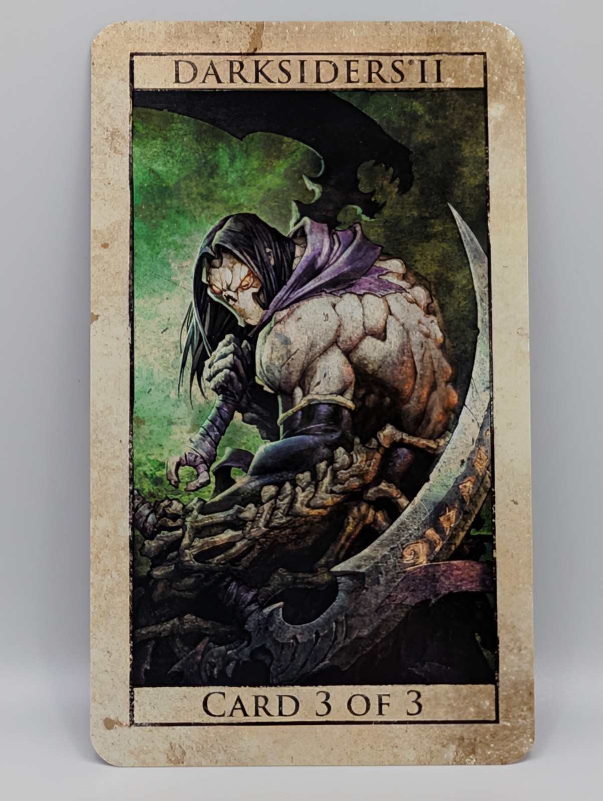 Darksiders II SDCC 2012 Tarot Card Set (Complete all 4 Cards) THQ Promo Rare