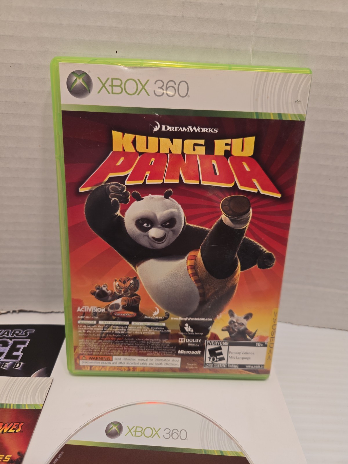 Xbox 360 Lego Indiana Jones: The Original Adventures / Kung Fu Panda CIB