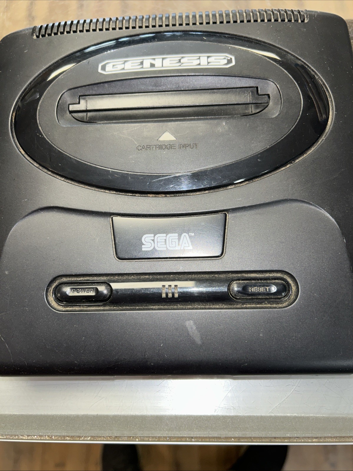 sega genesis console model 2. Cord + Power. Parts Only. Please Read.