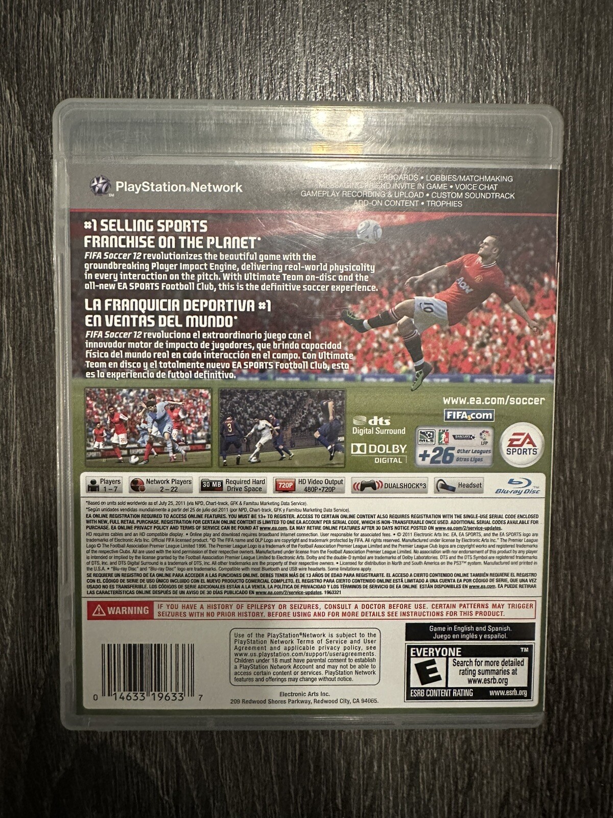 FIFA Soccer 12 (Sony PlayStation 3, 2011)