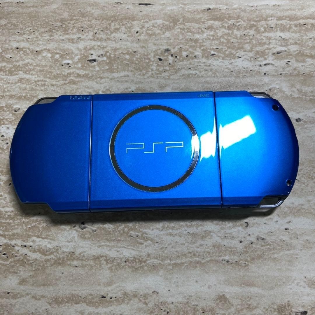 Sony PSP 3000 Vibrant Blue Complete in Box Very Good Condition 7084