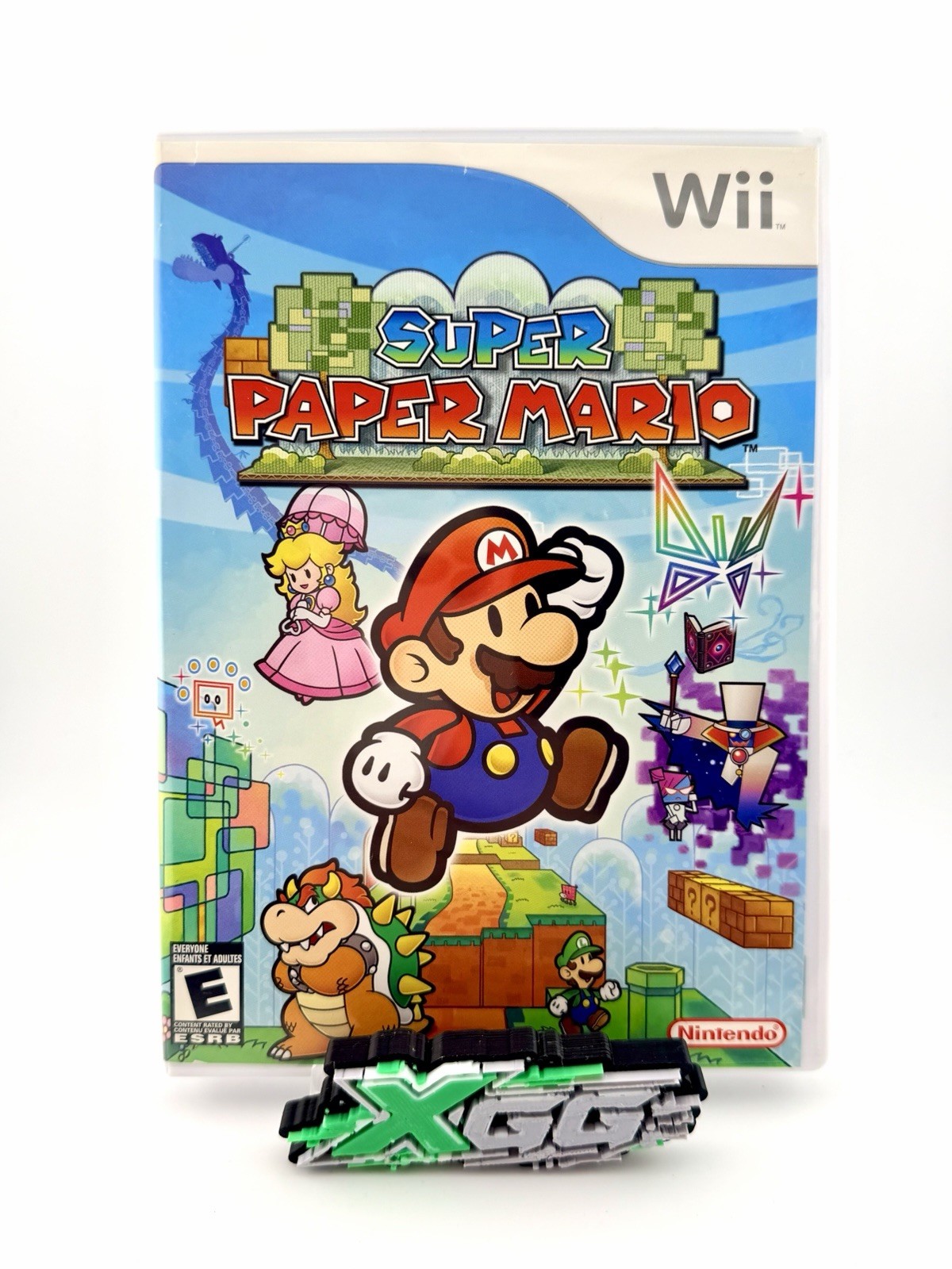 Super Paper Mario (Nintendo Wii, 2007) Complete CIB – 1 Year Warranty -Free Ship