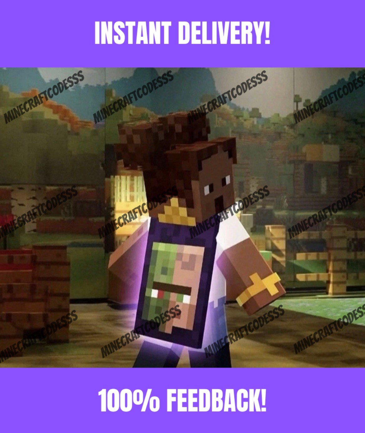 🕹️Minecraft Experience Villager Cape Code SENT INSTANTLY, 2000+ SALE’S!