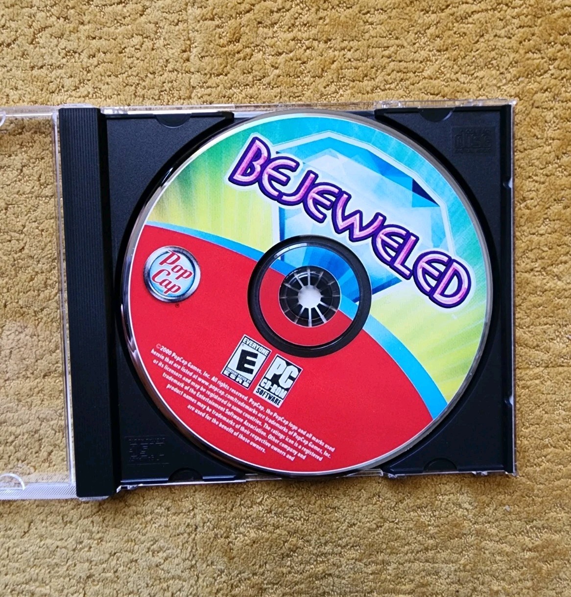 Bejeweled (PC CD-ROM, 2001) Jewel Case
