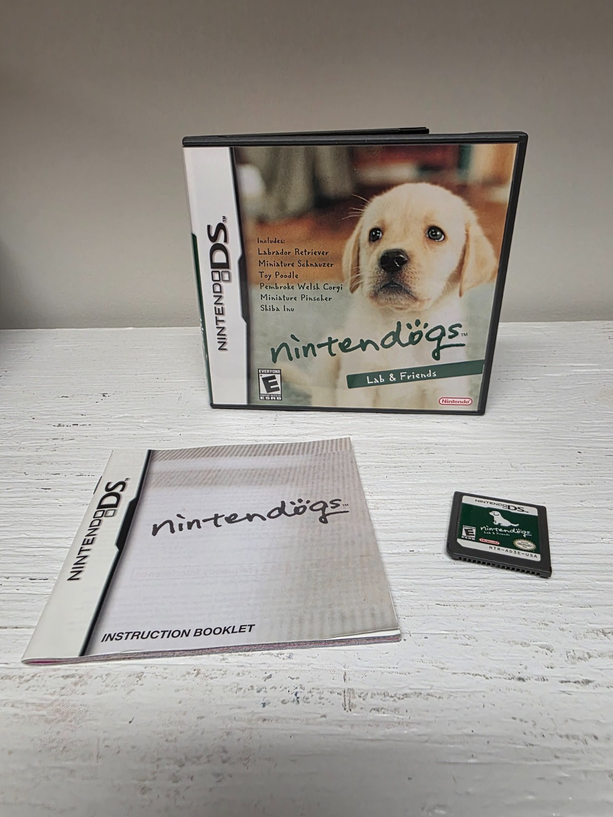 Tested Nintendo DS game Nintendogs: Lab & Friends (2005) – Complete in Box