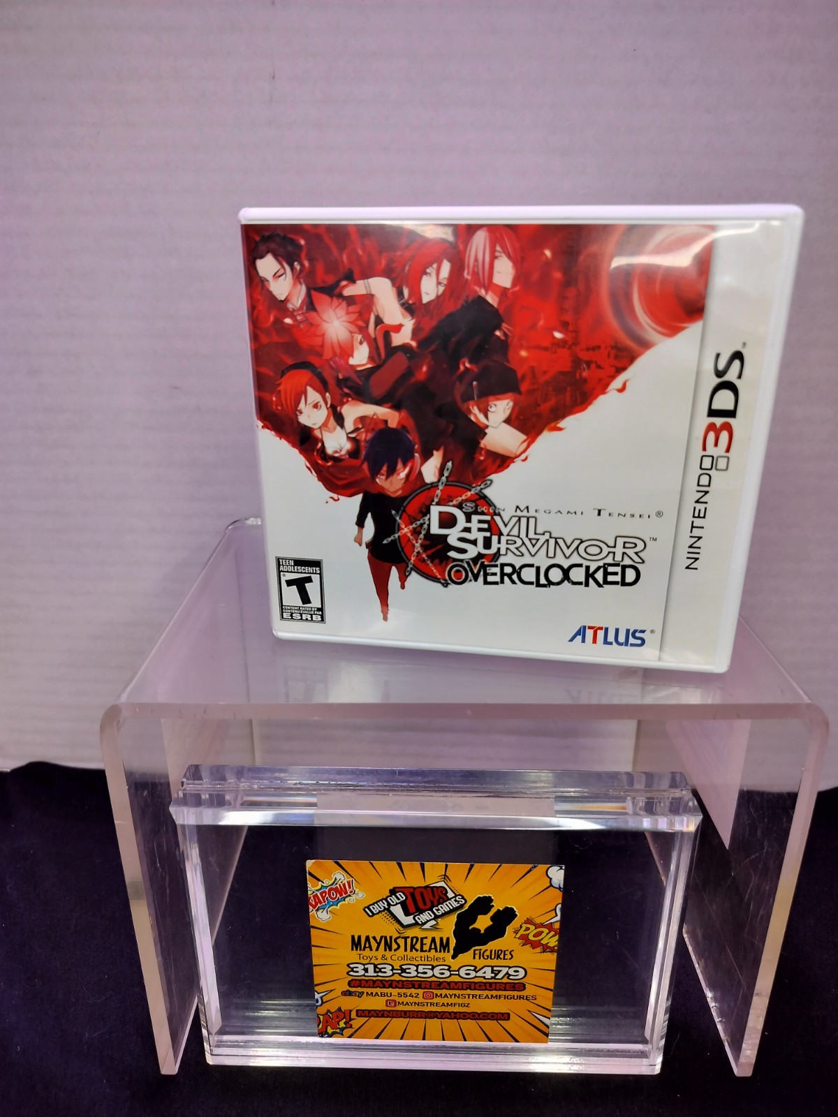 Shin Megami Tensei Devil Survivor Overclocked (Nintendo 3DS 2011) AS-IS UNTESTED