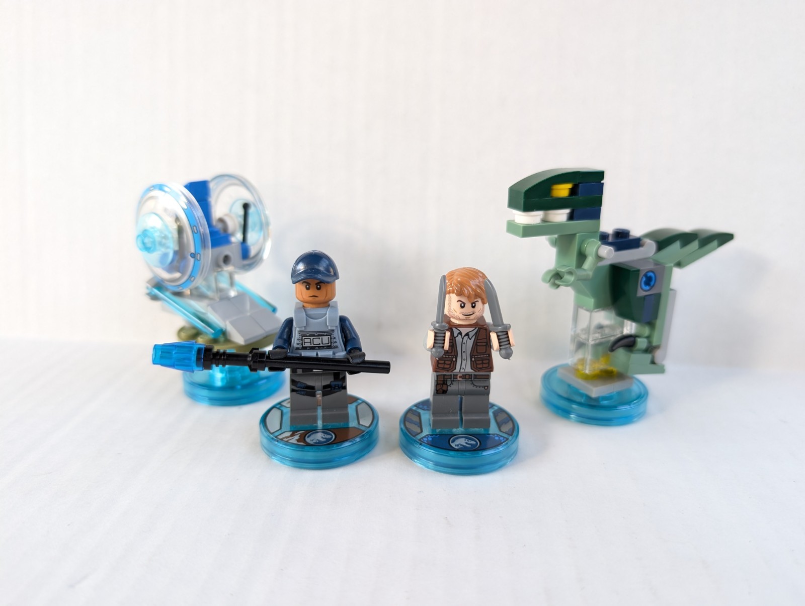 Lego Dimensions Figure Lot Jurassic World Bart Simpson LOTR