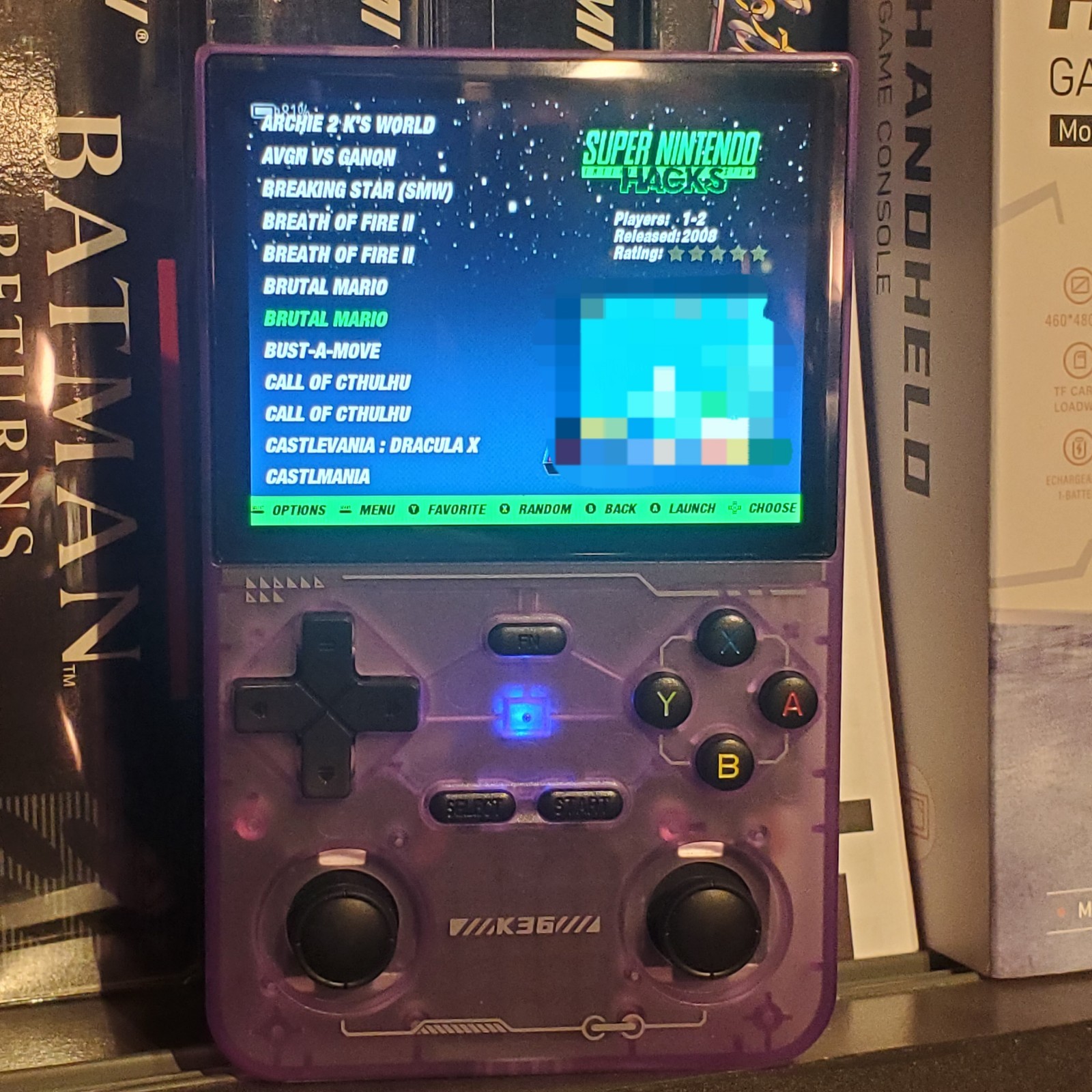 KINHANK K36 Retro Handheld Video Games Console. NEW 2026. UPGRADED. ARK OS 128G