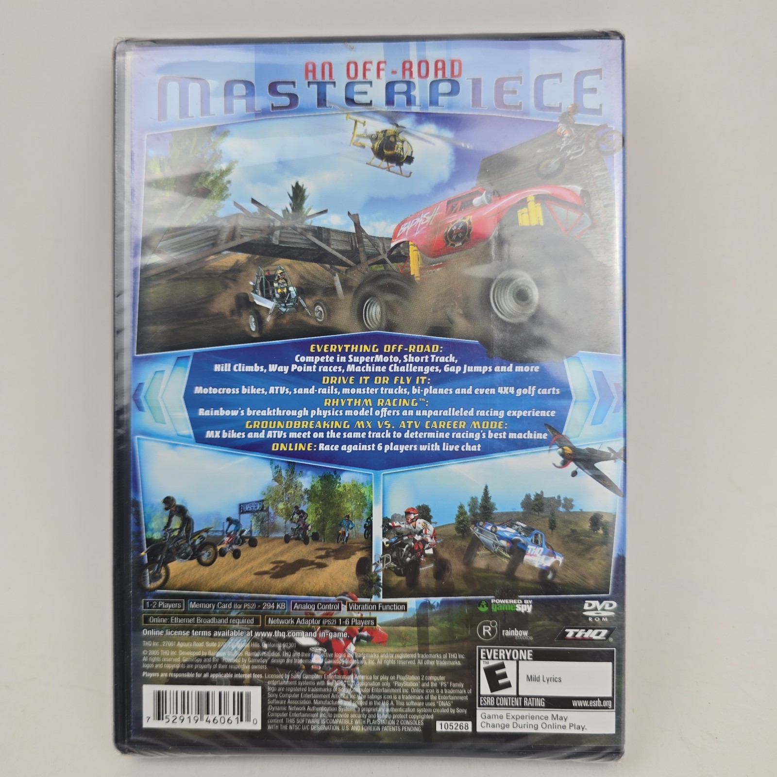 MX vs. ATV Unleashed Black Label (PlayStation 2 PS2, 2005) SEALED Brand New