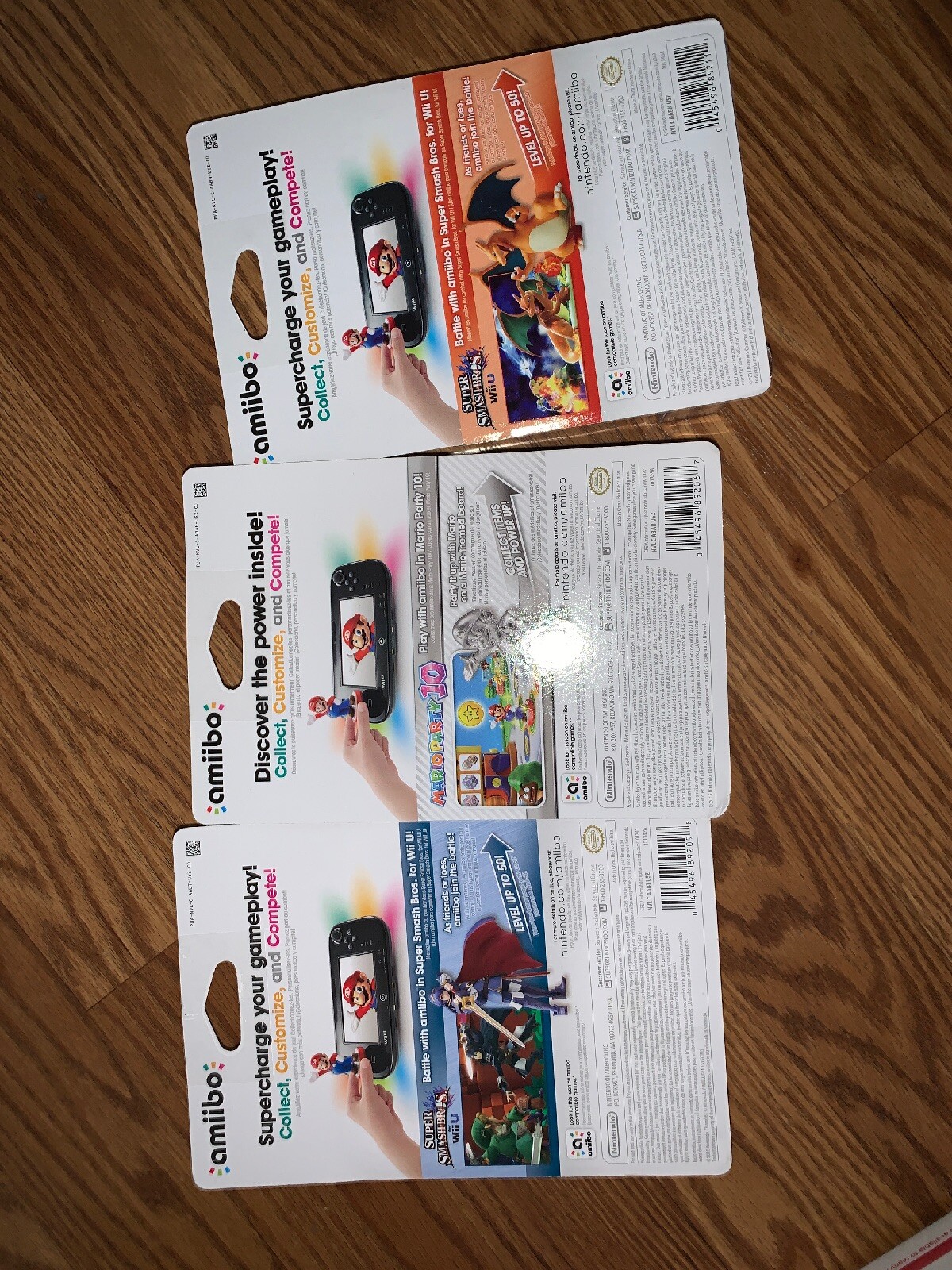 Amiibo Lucina, Mario Silver Edition, Charizard No Returns Accepted