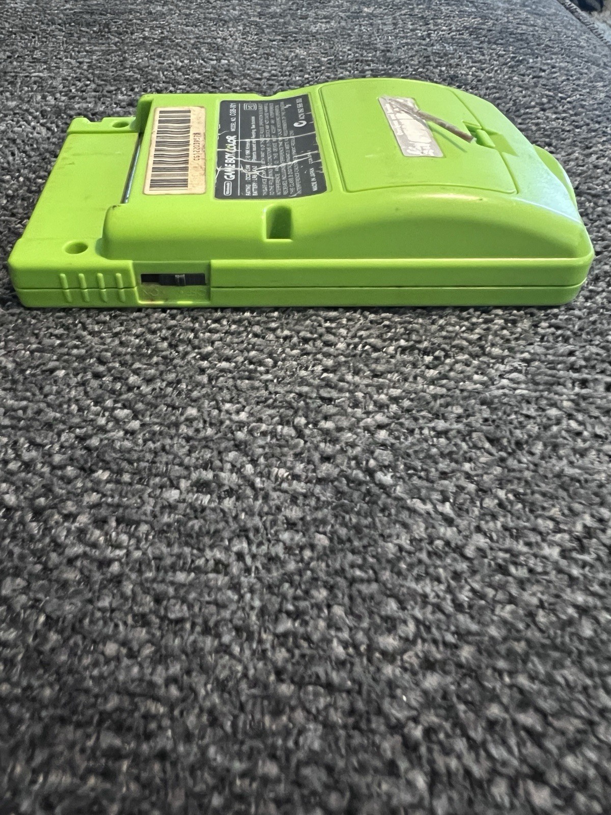 Nintendo Game Boy Color Kiwi Lime Green Handheld Console System For Parts