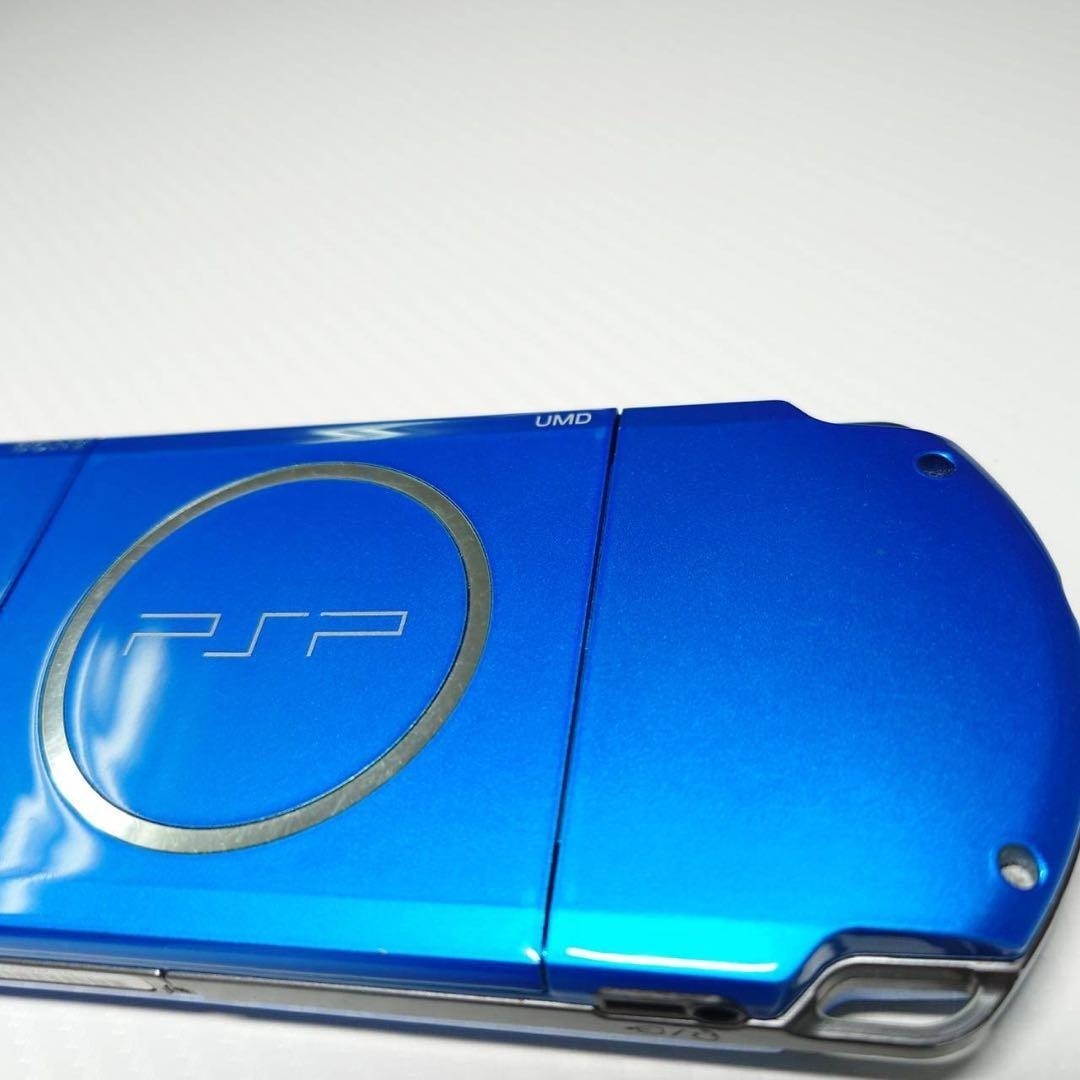 Sony PSP 3000 Vibrant Blue Complete in Box Near Mint 6748
