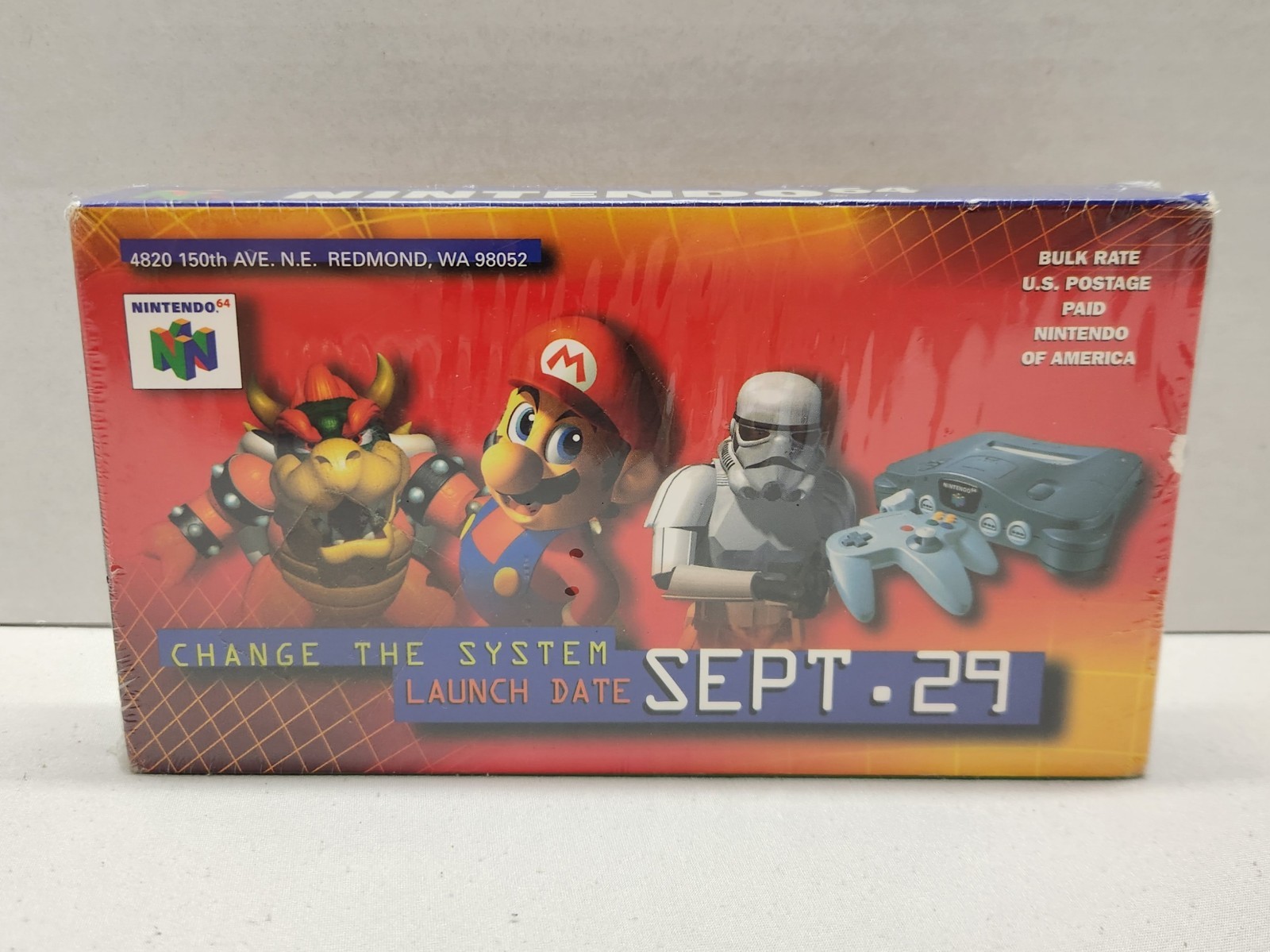 New Sealed Nintendo 64 VHS Promo “Change The System” 1996 Launch Nintendo Power