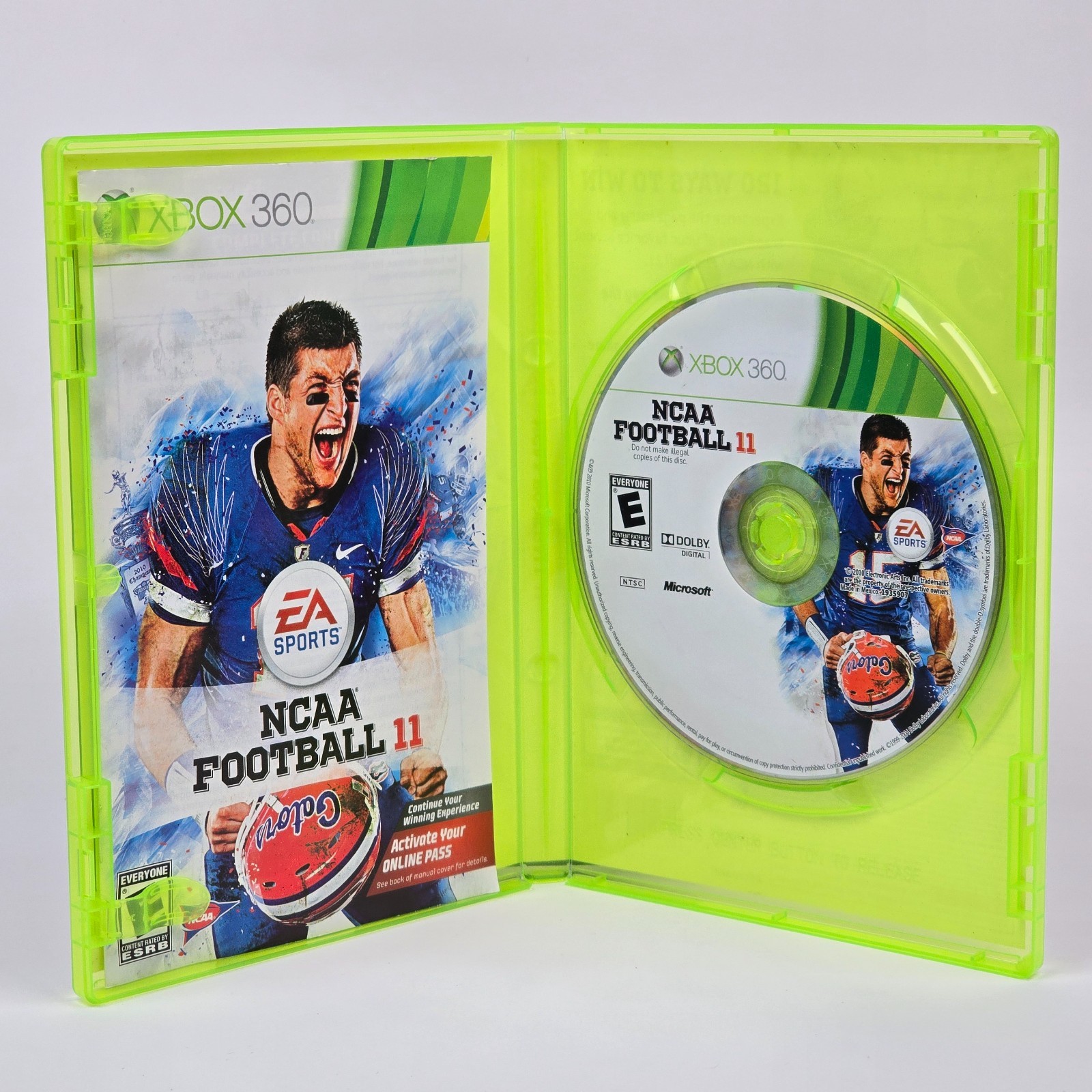 NCAA Football 11 (Xbox 360) CIB COMPLETE