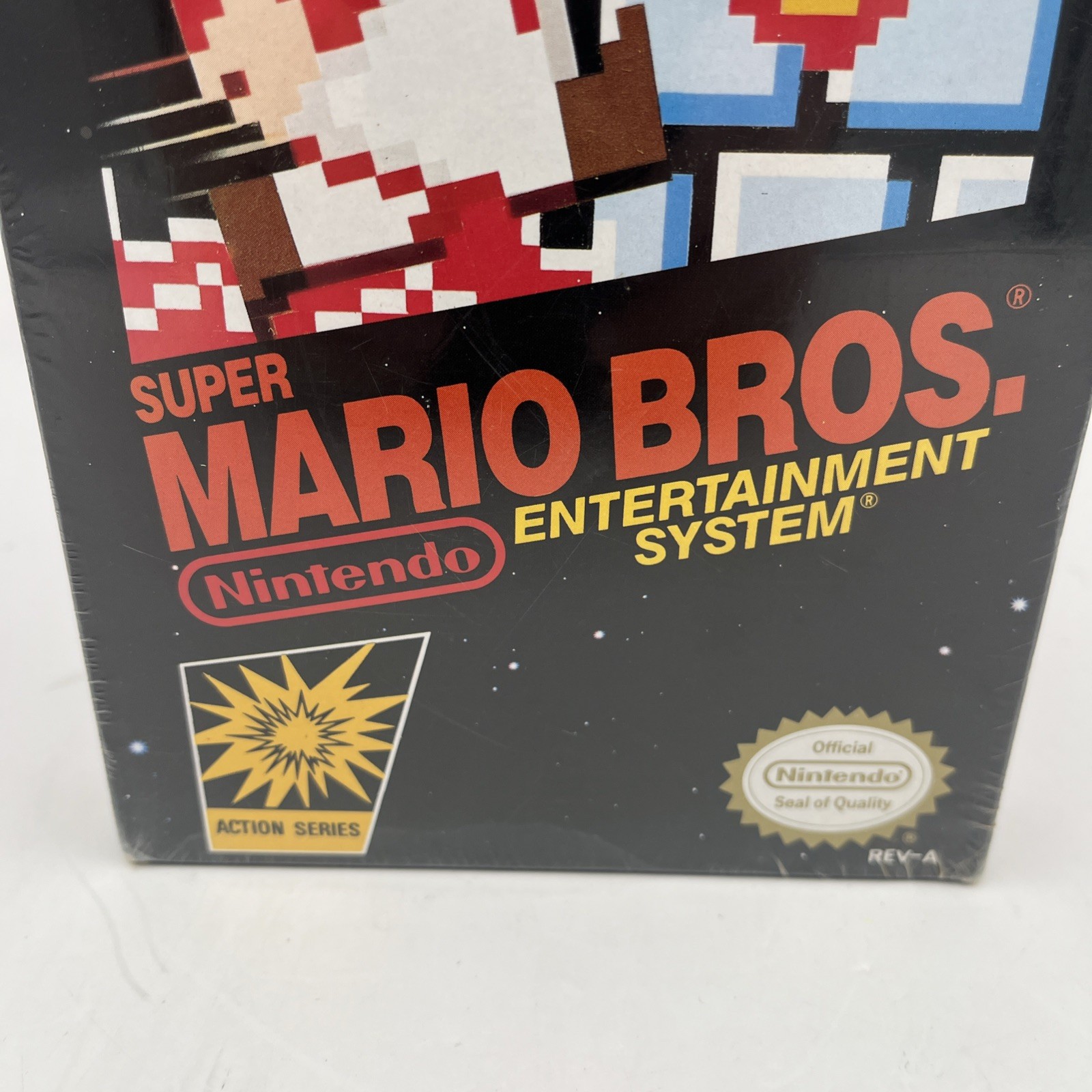 Super Mario Bros Nintendo NES Game H-Seam REV-A Oval Seal SOQ R BRAND NEW SEALED