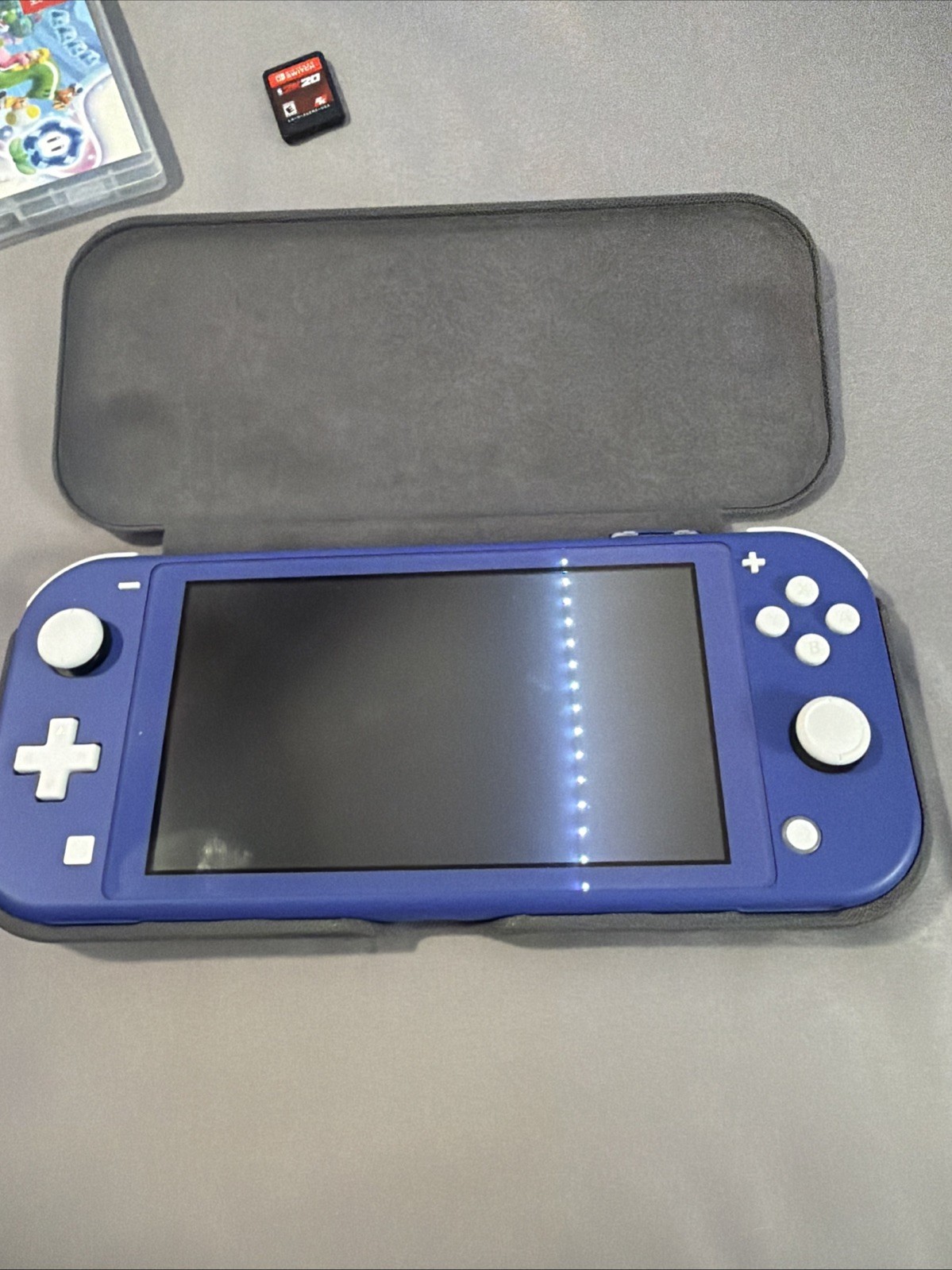 Nintendo Switch Lite Console HDH-001 Blue – 32GB w/ 2 Games – Charger – Tested