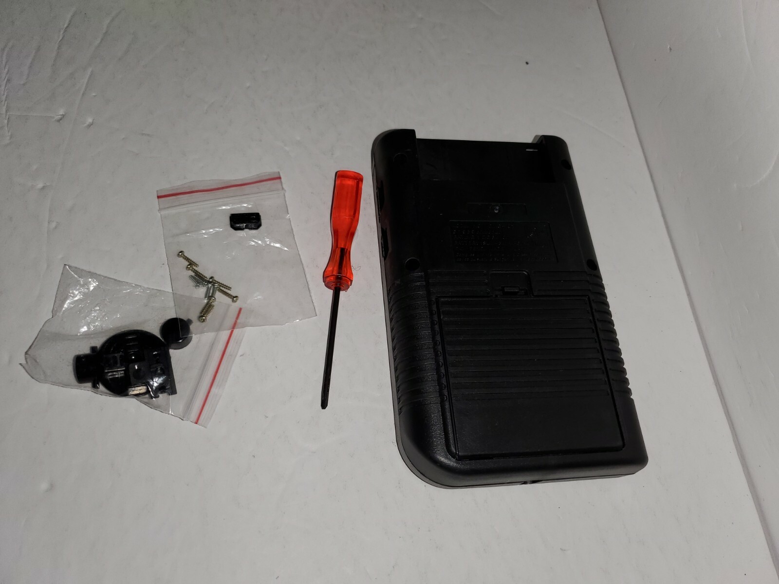 NEW Black Housing Case Gray Shell for Gameboy Original Glass Screen T10