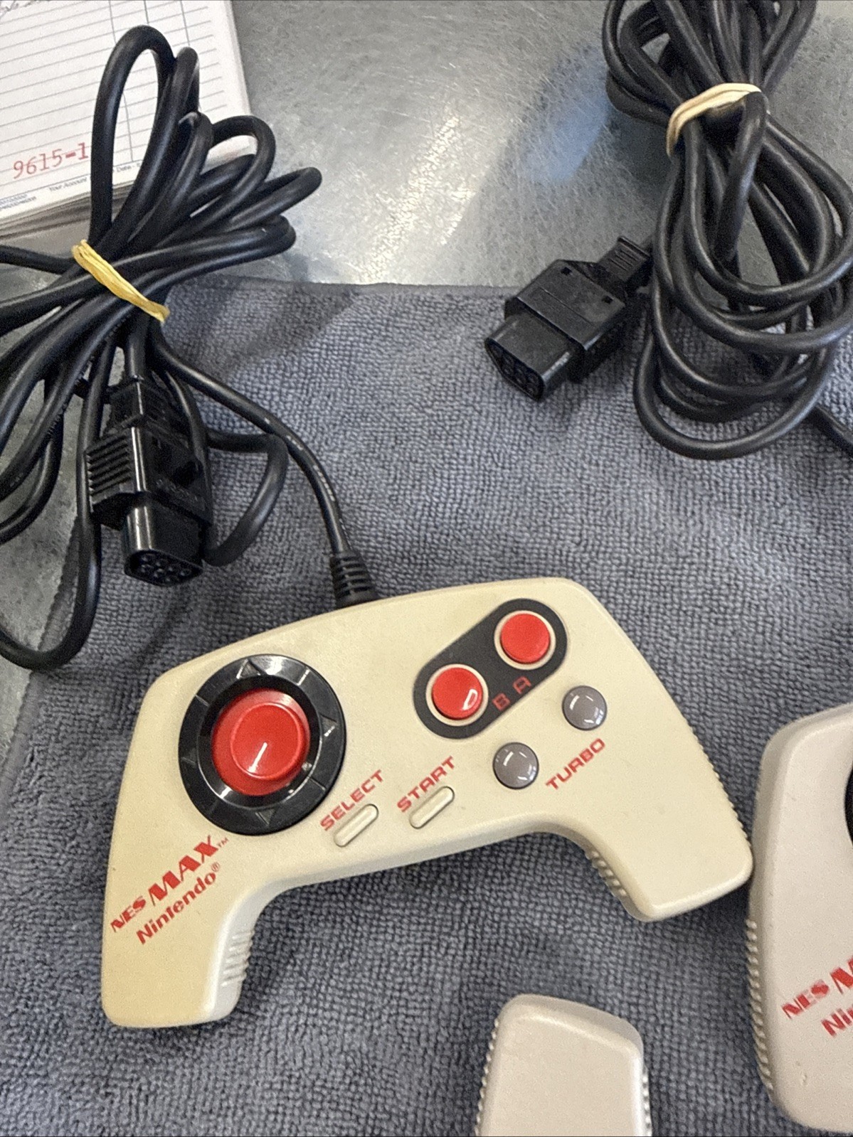 NES MAX Controllers Lot of 3 Turbo Tested Working Vintage Nintendo OEM 7ft Cord
