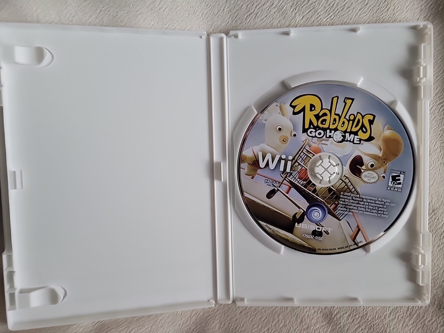 Rayman Raving Rabbids 2 & Rabbids Go Home – Lot Of 2 Nintendo Wii Games