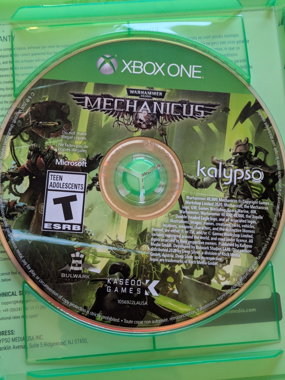 Warhammer 40K: Mechanicus (Microsoft Xbox One, 2018) Complete CIB – Tested