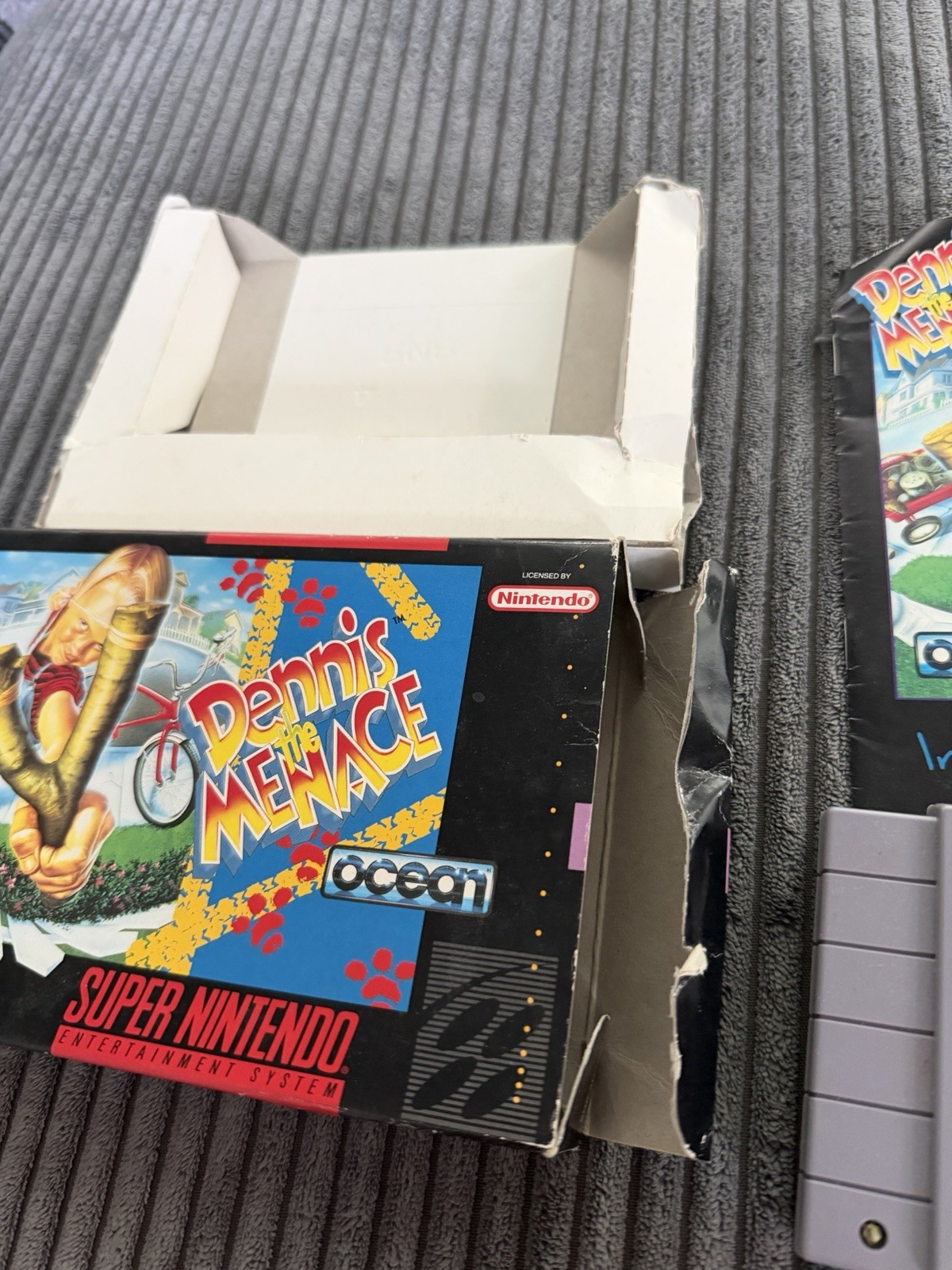 Dennis The Menace (Super Nintendo Entertainment System, 1993) Complete TESTED !!