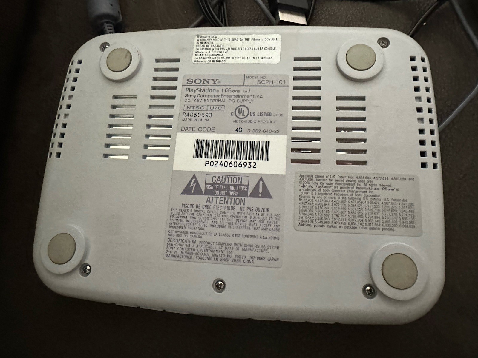 Sony PlayStation 1 Console (Includes Memory Card)