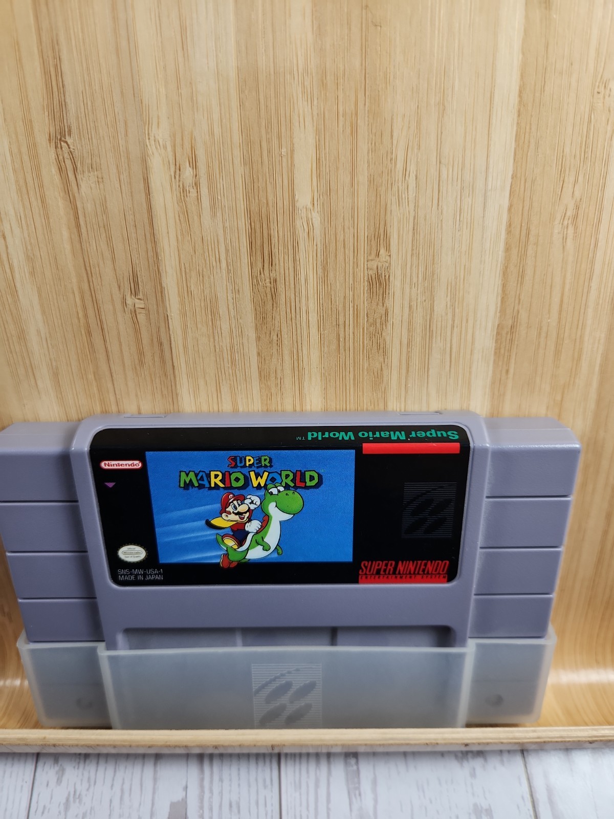 Super Mario World (SNES Video Game) Loose Cartridge Tested & Working