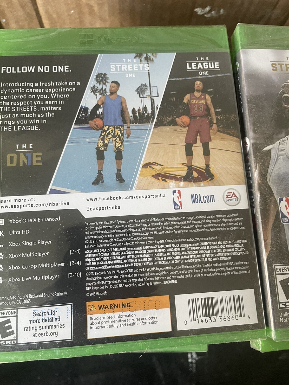 NBA Live 18 – Xbox One XB1 Basketball Simulation EA Sports Game Brand New Sealed