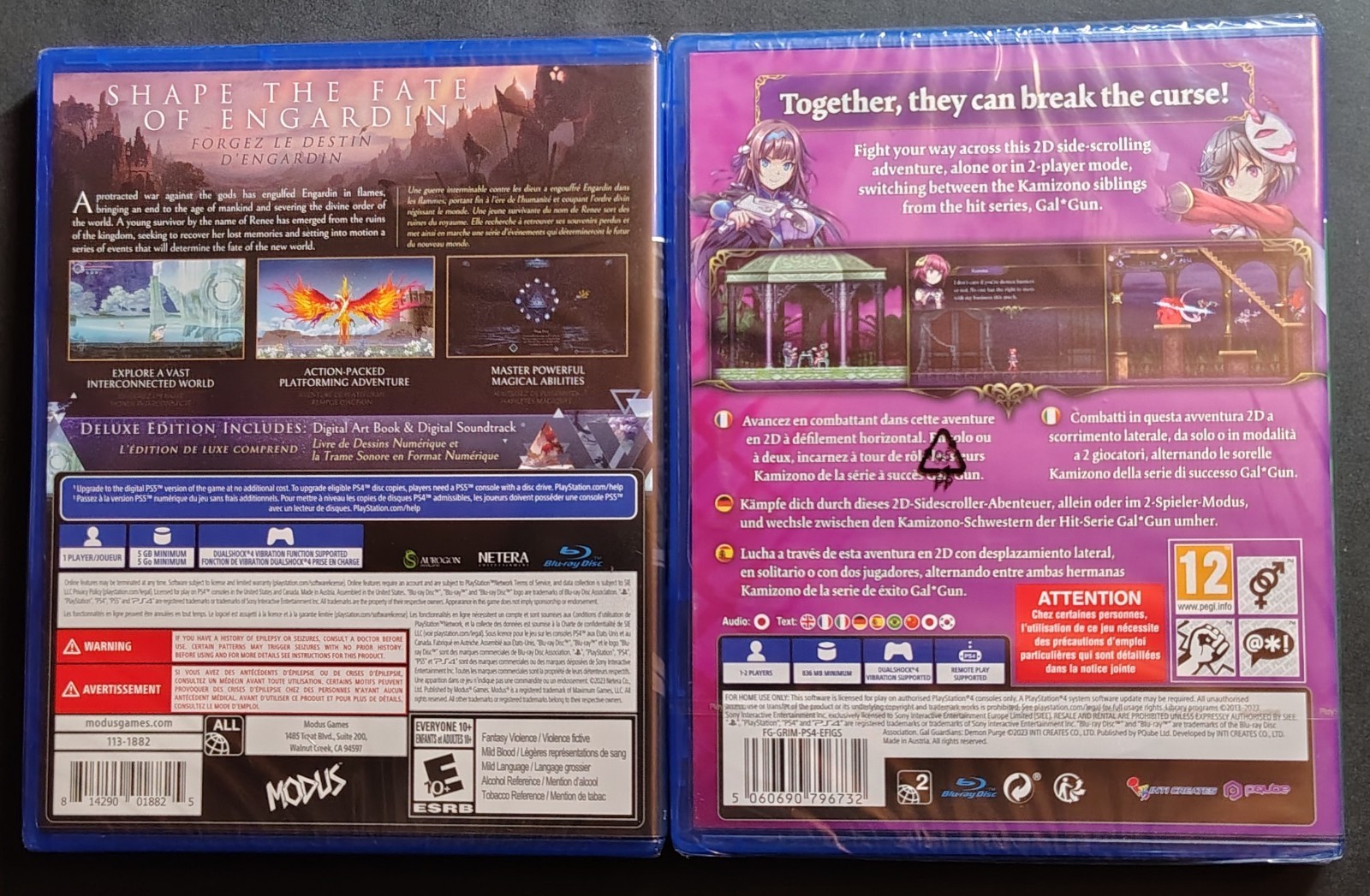 Afterimage & Gal Guardian Demon Purge PS4 Lot*Please Read Description*