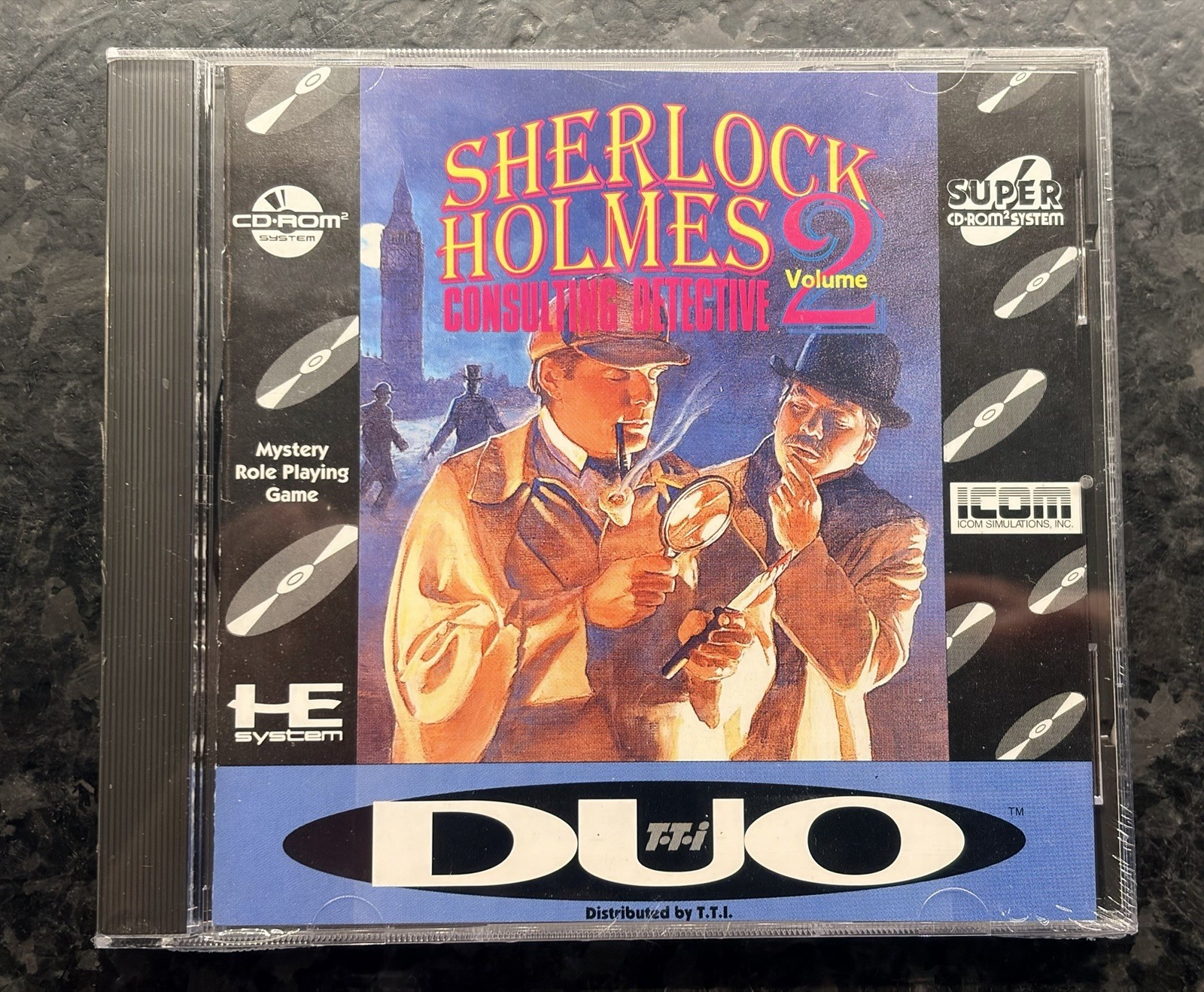 Sherlock Holmes Consulting Detective Volume 2 – TurboGrafx-16 CD TurboDuo – NEW!